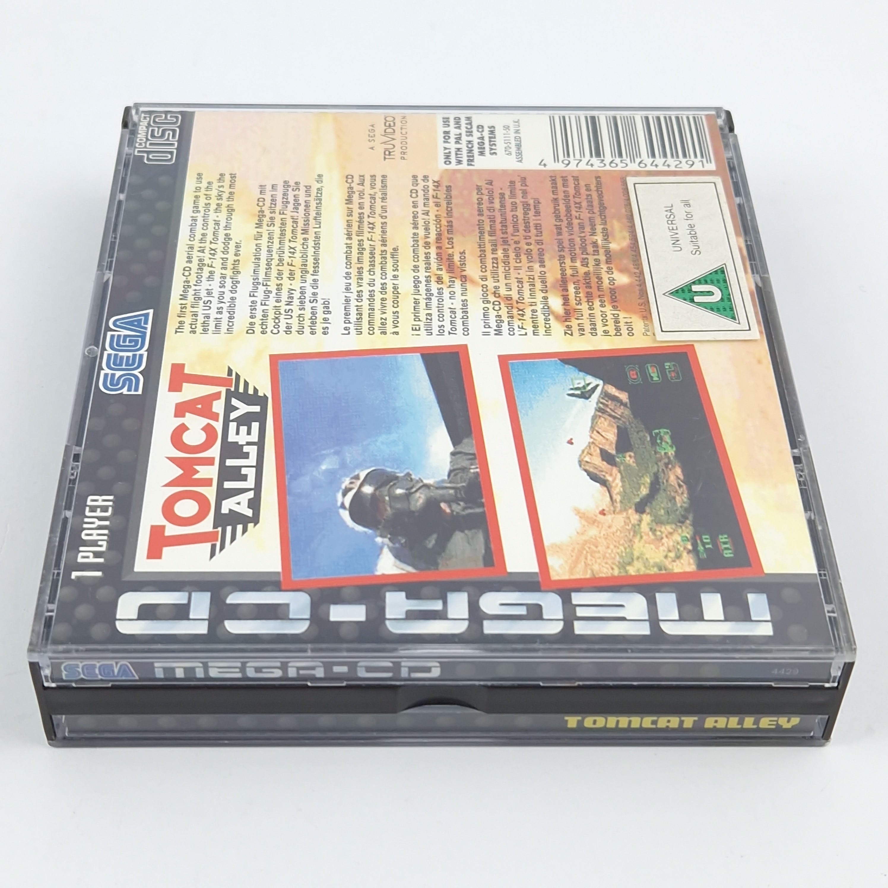 Sega Mega CD Spiel – Tomcat Alley (PAL OVP Anleitung)