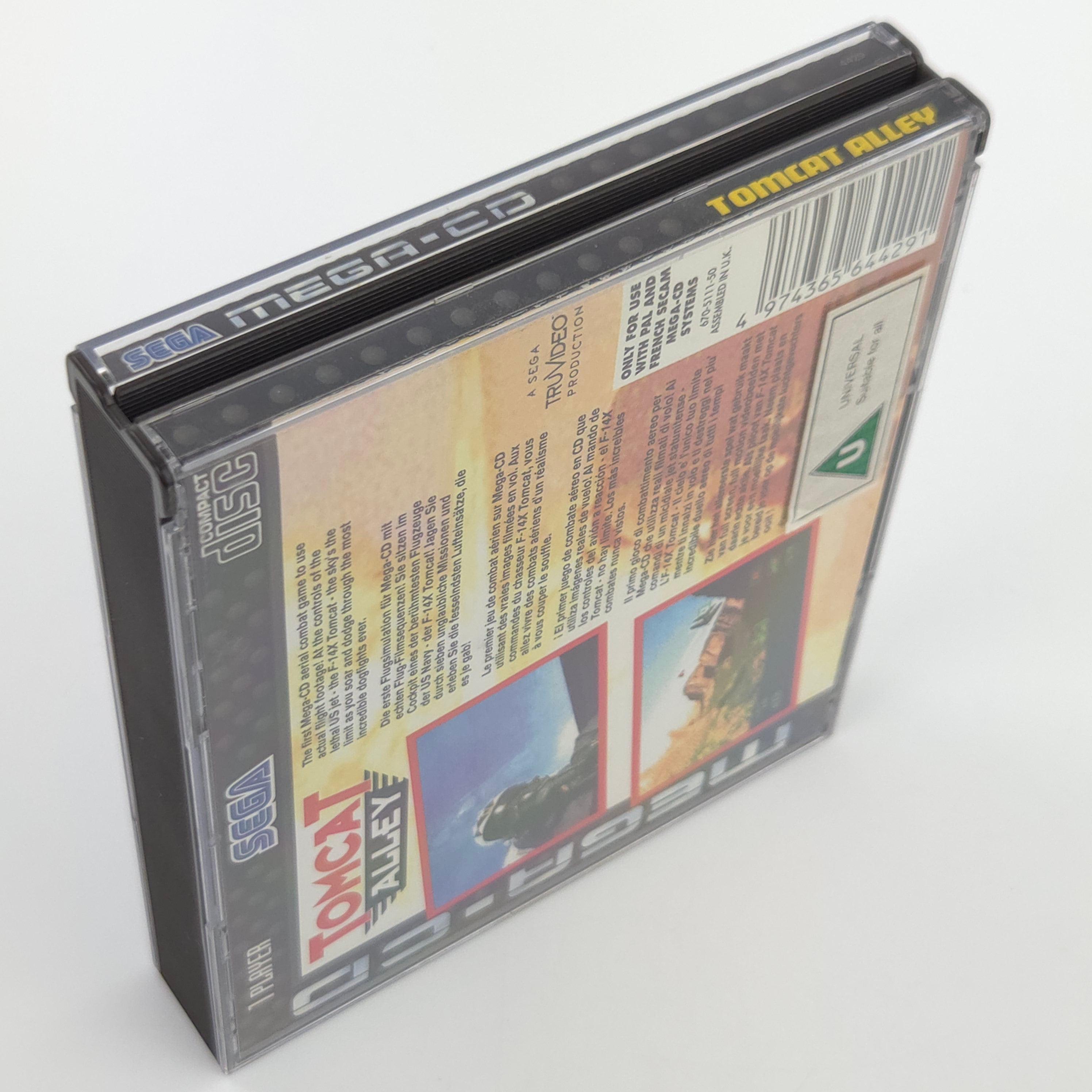 Sega Mega-CD Spiel Tomcat Alley MCD OVP PAL EUR