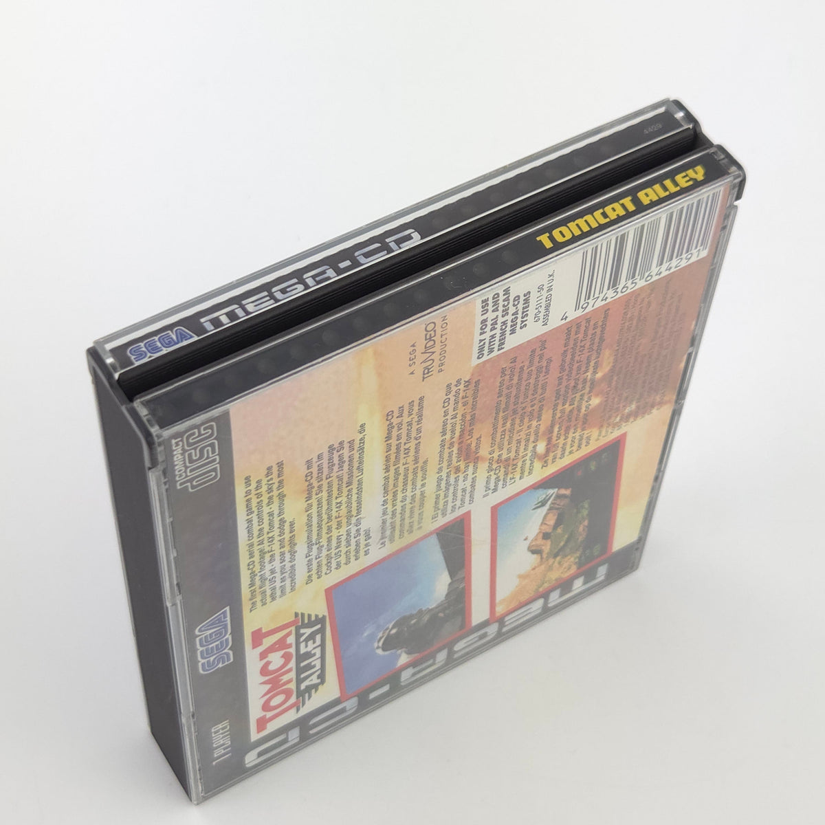 Sega Mega CD Spiel Tomcat Alley OVP PAL
