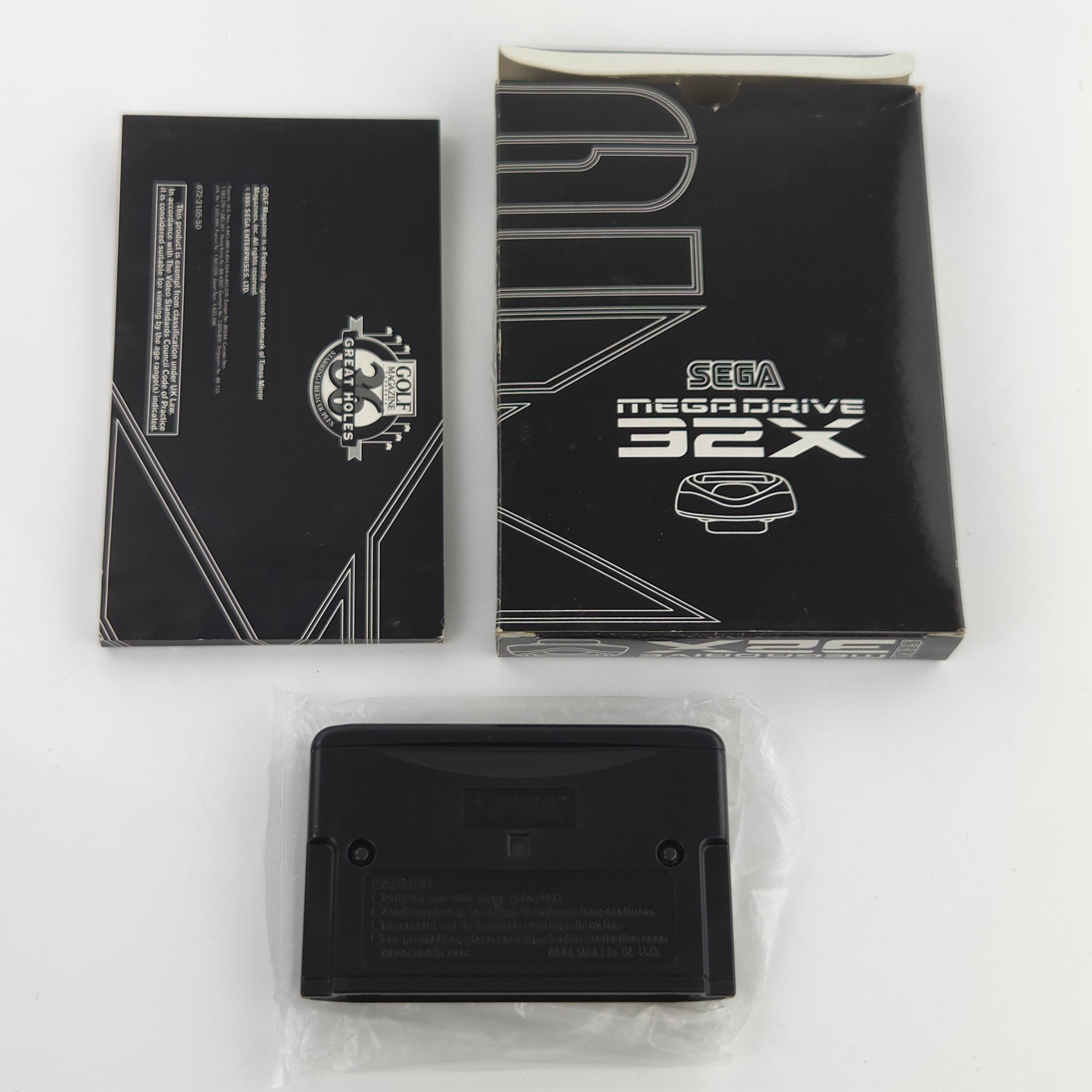 Sega Mega Drive 32X Spiel 36 Great Holes Golf MD OVP PAL