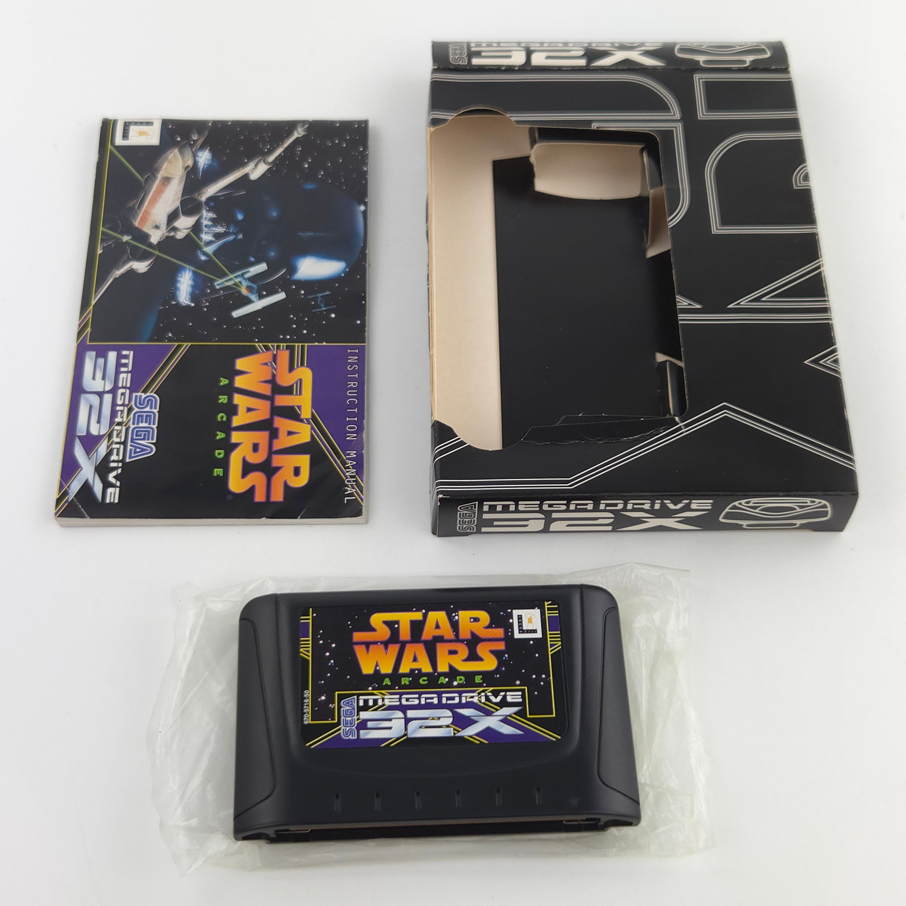 Sega Mega Drive 32X Spiel Star Wars Arcade MD OVP CIB PAL