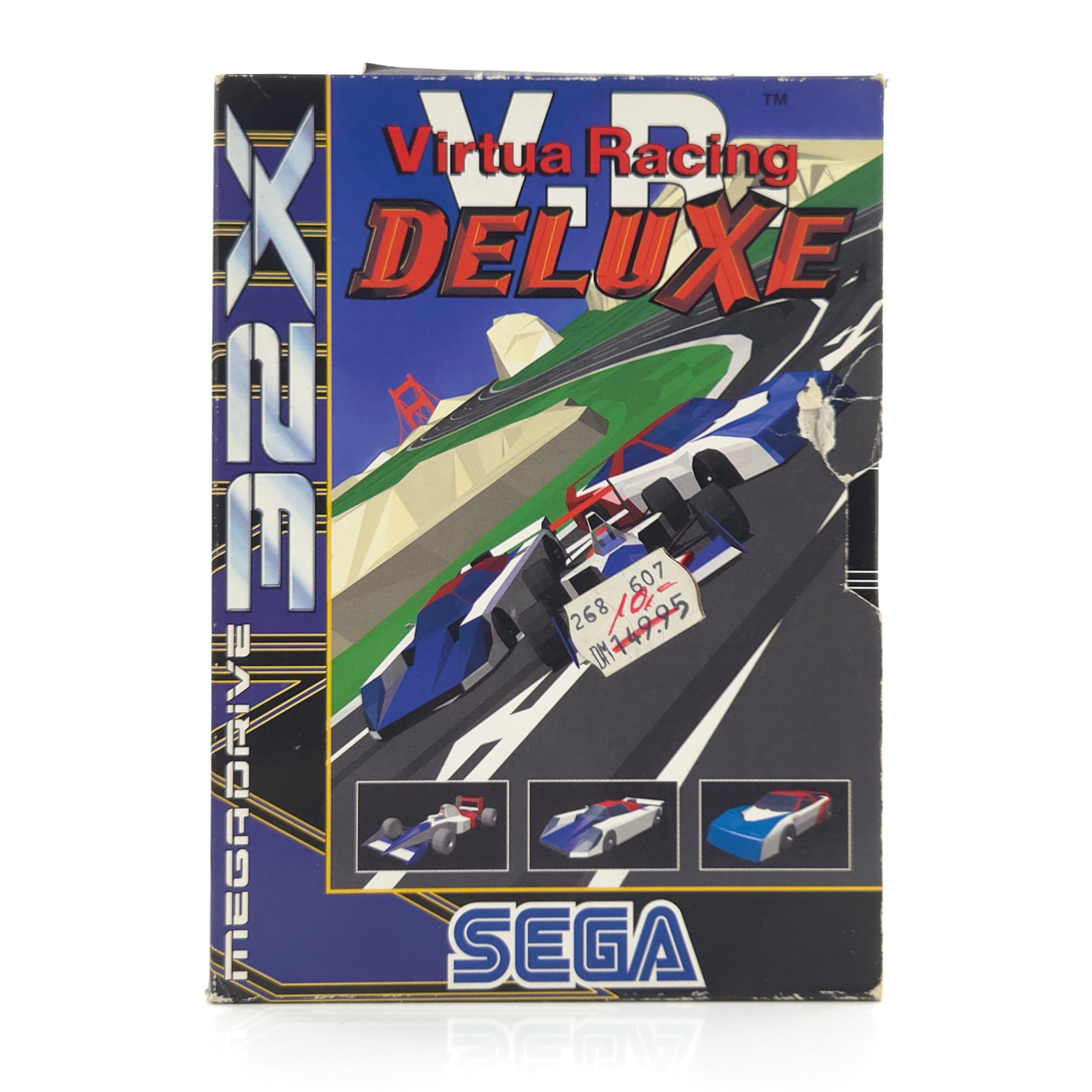 Mega Drive Spiel V.R. Virtua Racing Deluxe MD OVP PAL