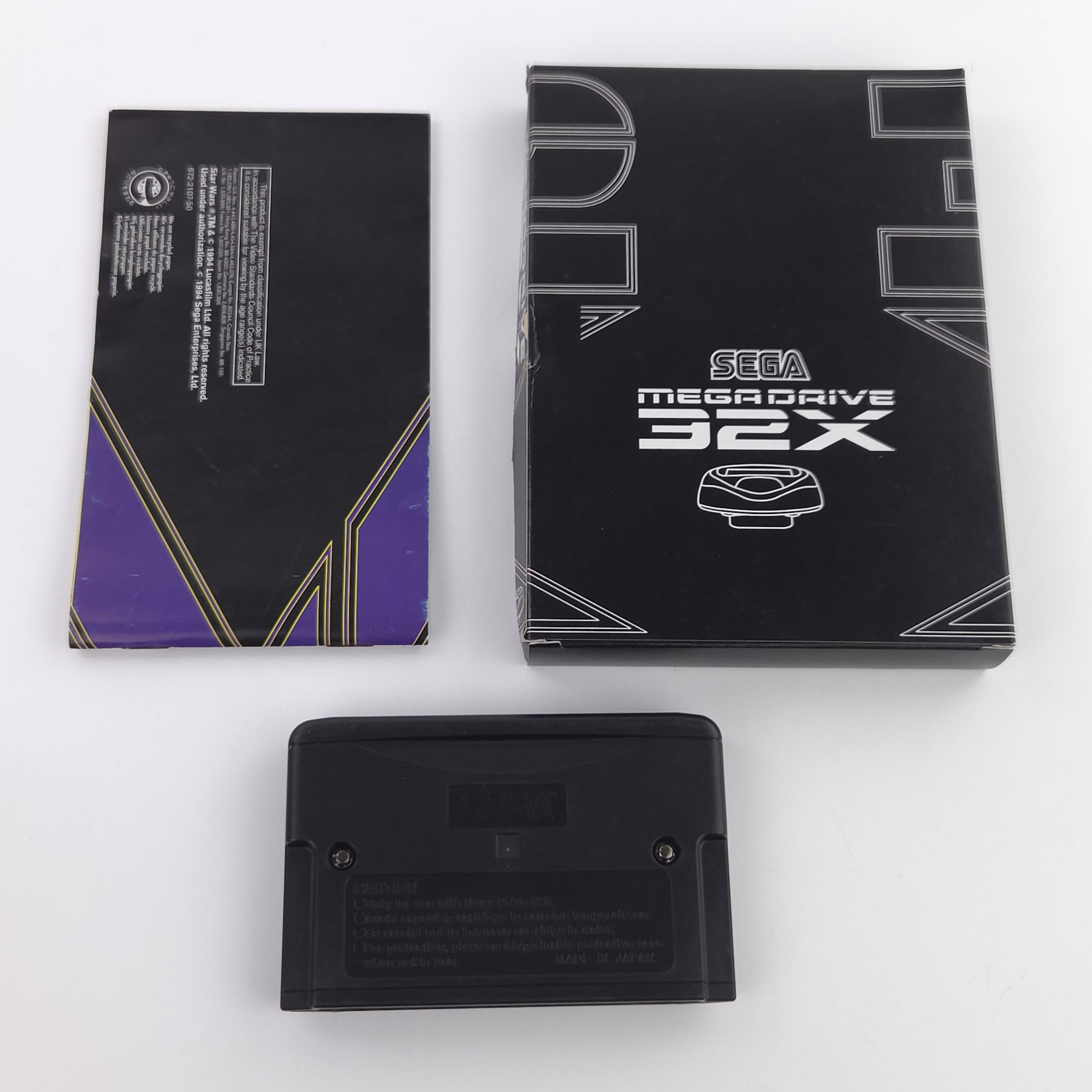 Sega Mega Drive 32X Spiel Star Wars Arcade OVP PAL EUR