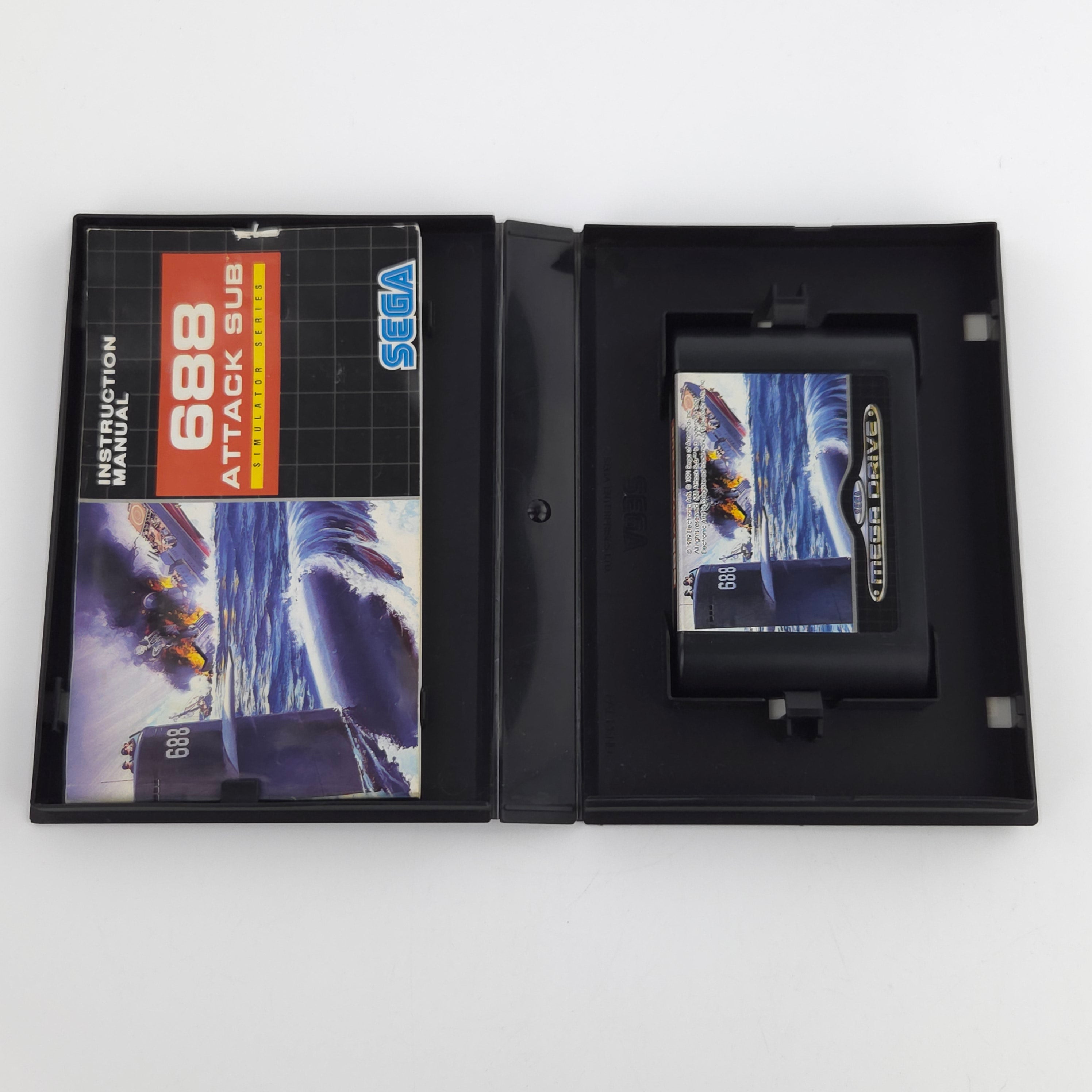 Mega Drive Spiel 688 Attack Sub Simulator MD OVP PAL
