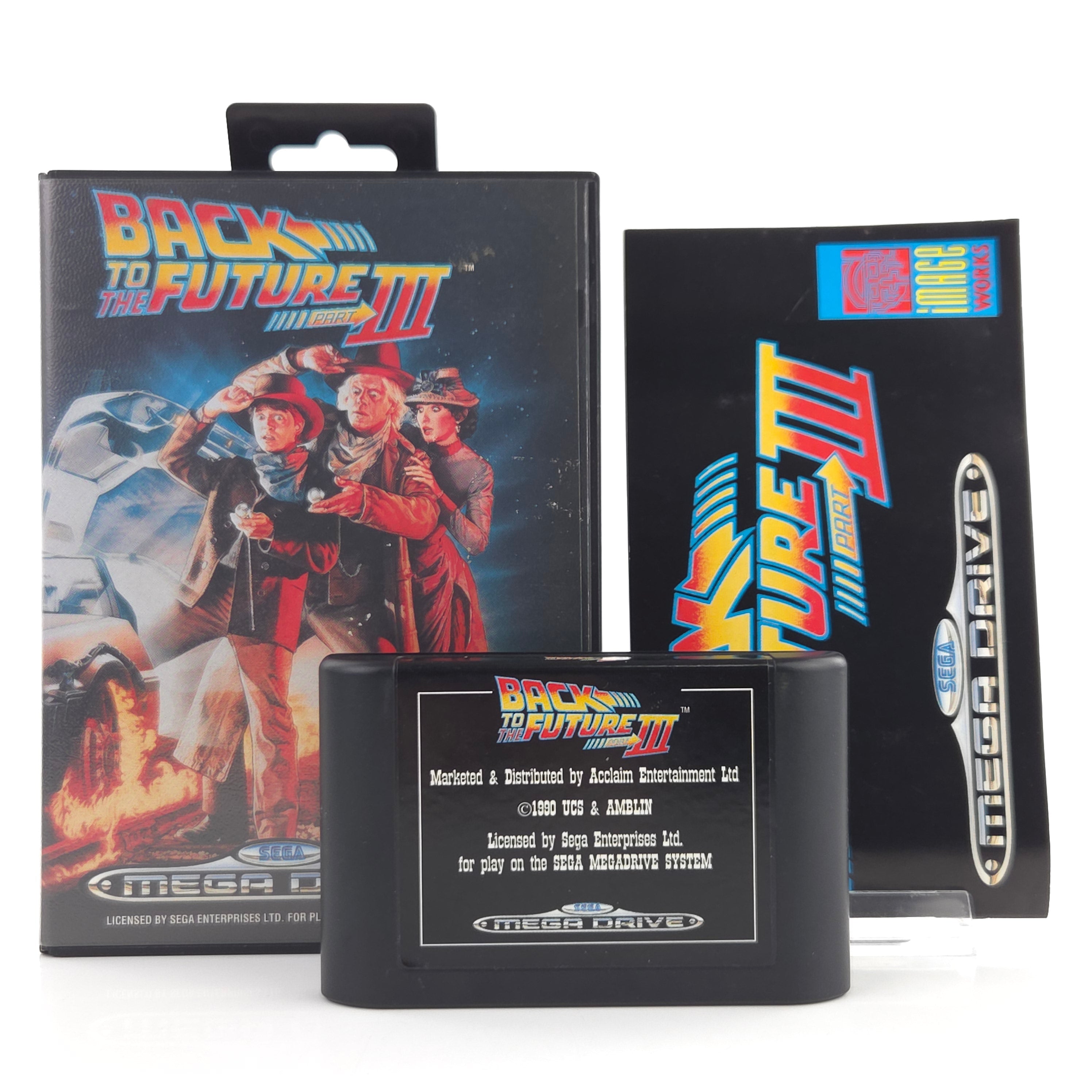 Sega Mega Drive Spiel Back to the Future III MD OVP PAL