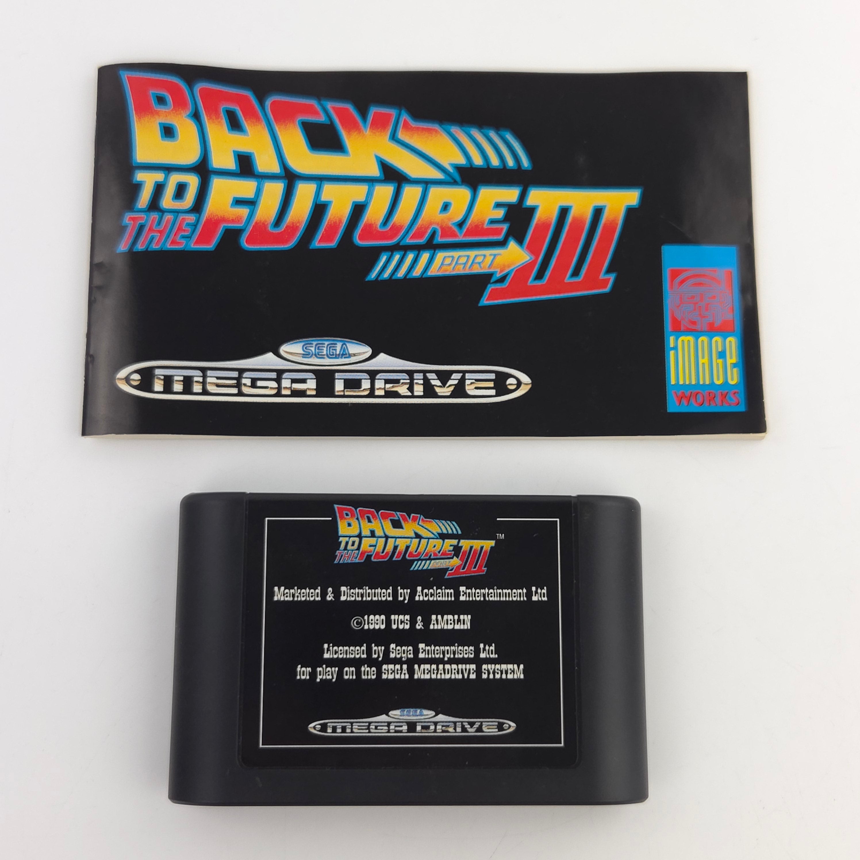 Sega Mega Drive Spiel Back to the Future III MD OVP PAL