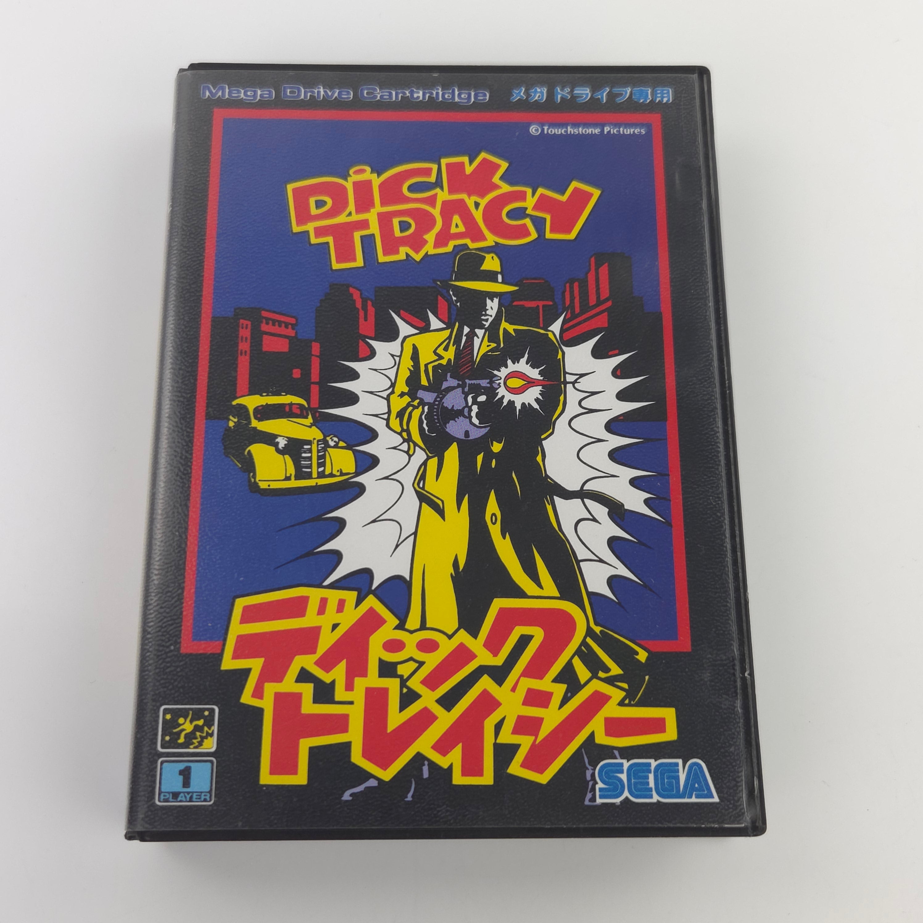 Mega Drive Spiel Dick Tracy MD 16-BIT OVP NTSC-J Japan