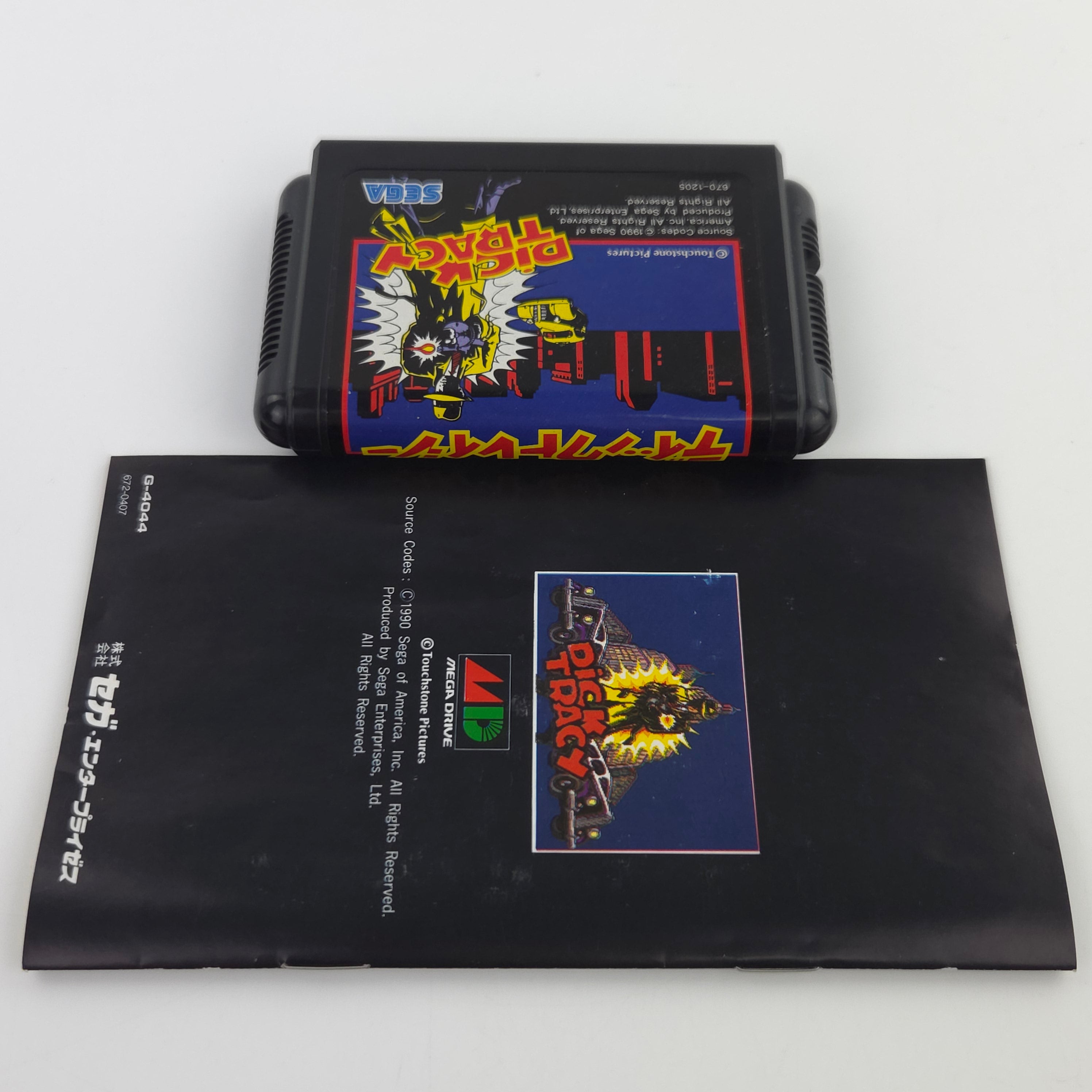 Mega Drive Spiel Dick Tracy MD 16-BIT OVP NTSC-J Japan