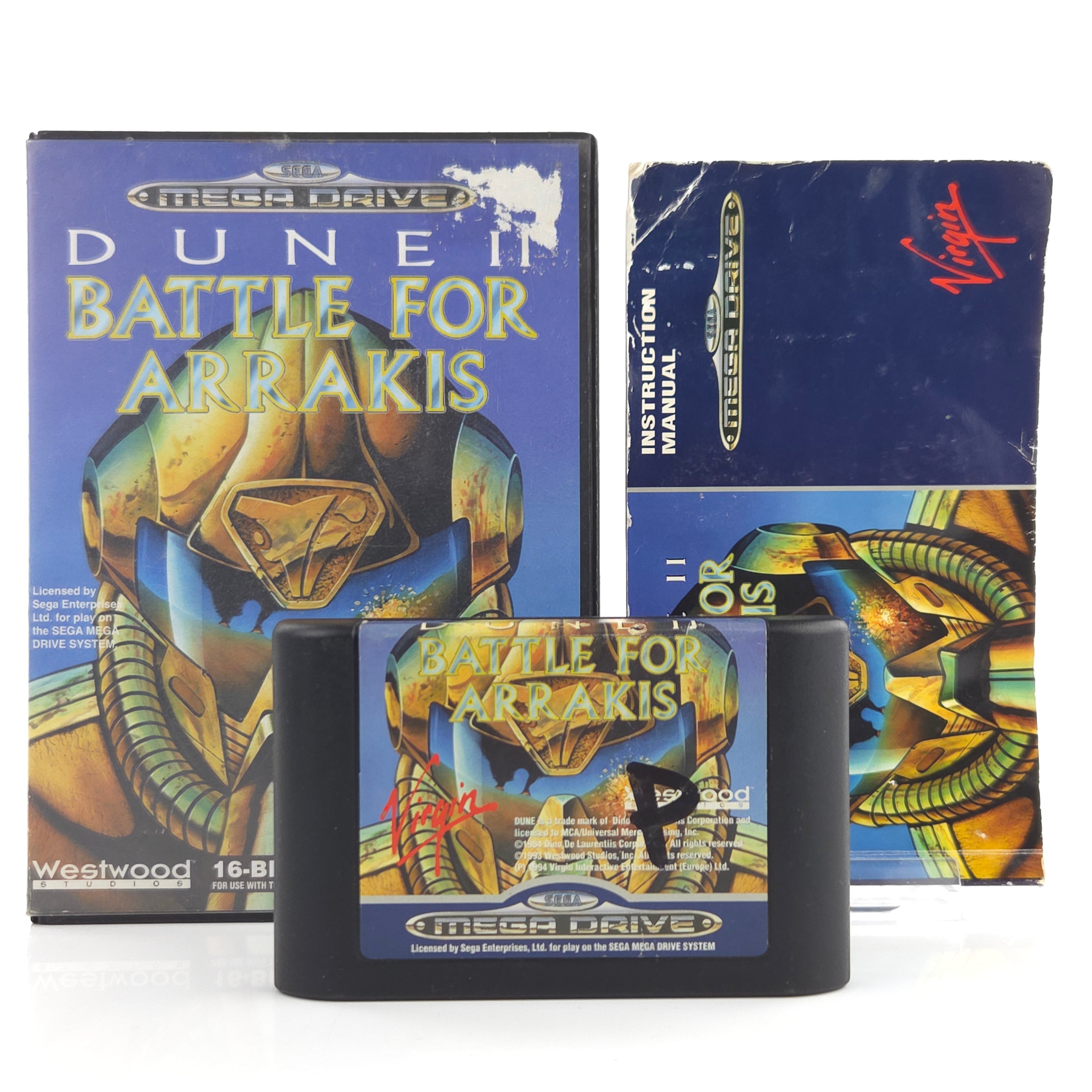 Sega Mega Drive Spiel Dune II Battle for Arrakis OVP PAL