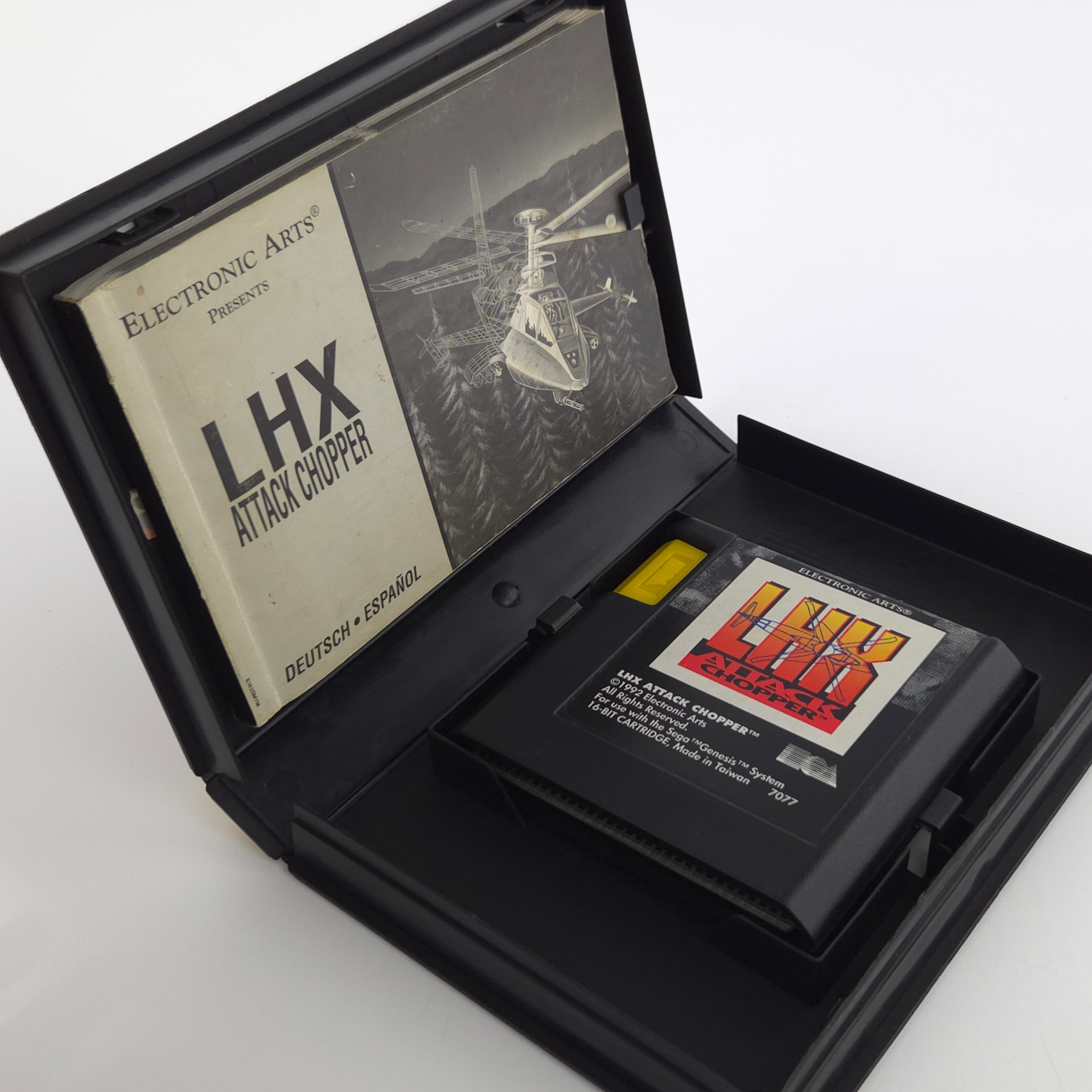Sega Mega Drive: EA Air Force LHX Attack Chopper - Modul Anleitung OVP (PAL EUR)