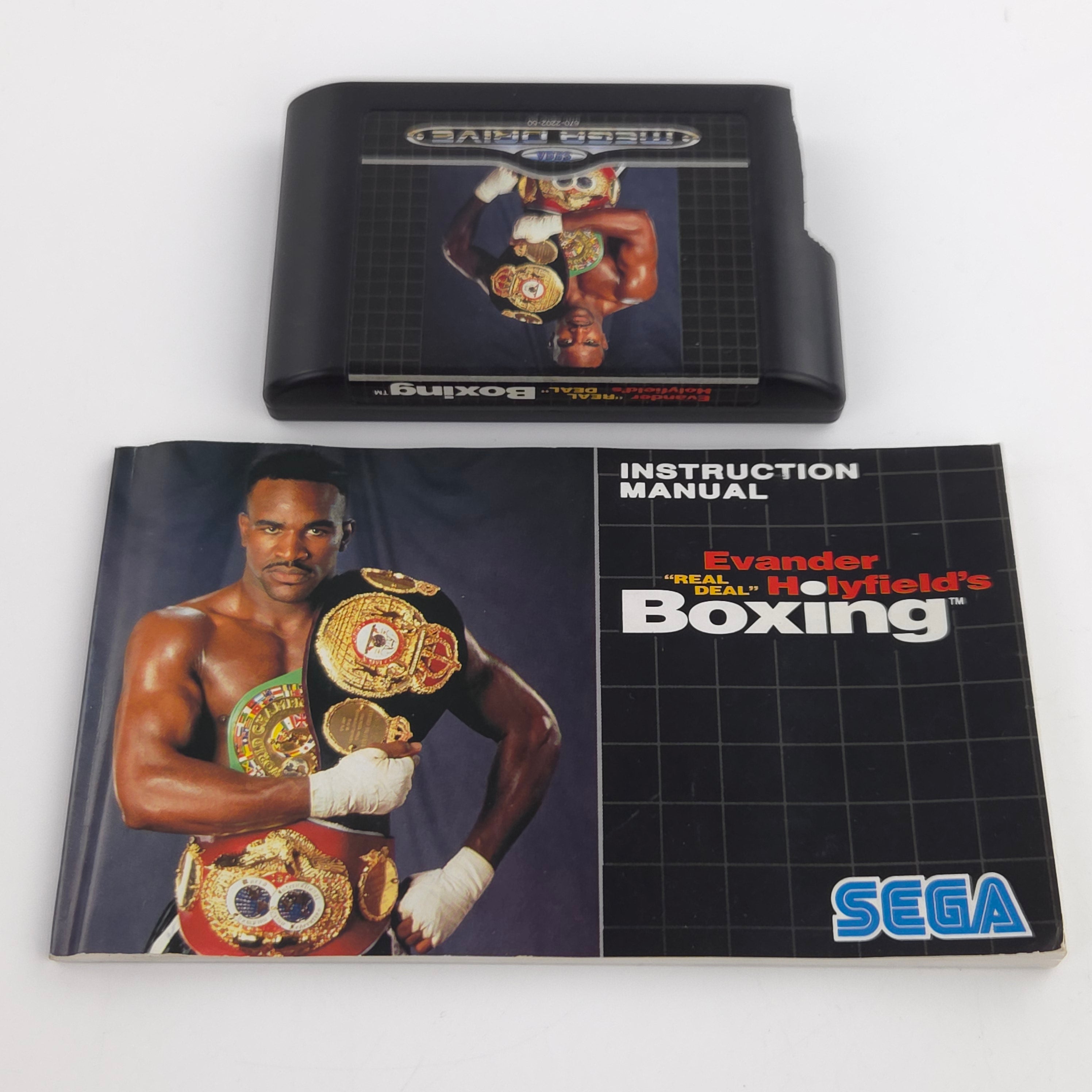 Sega Mega Drive Spiel Evander Holyfields Boxing MD OVP PAL