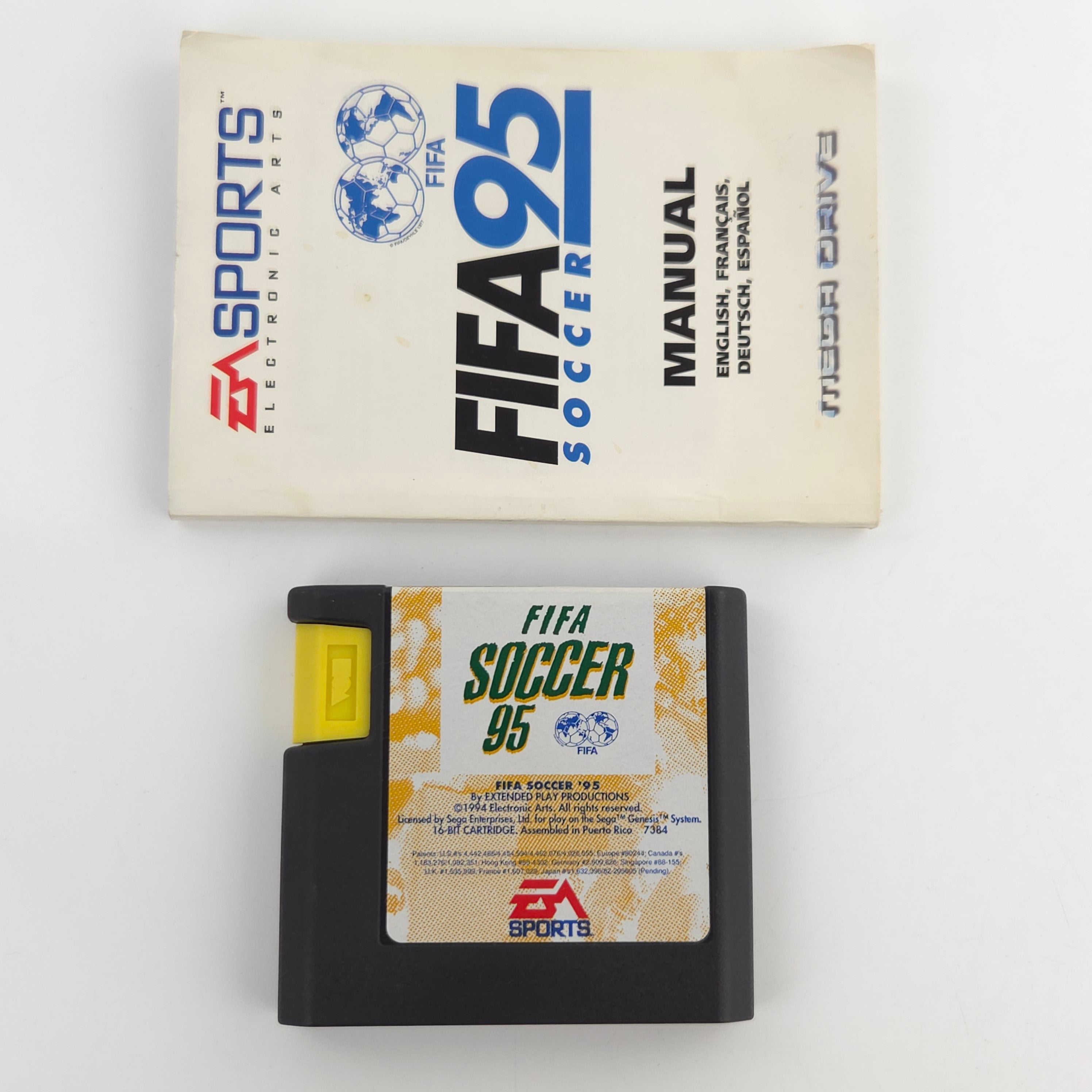 Sega Mega Drive: FIFA Soccer 95 - Modul Anleitung OVP (PAL EUR) Fußball