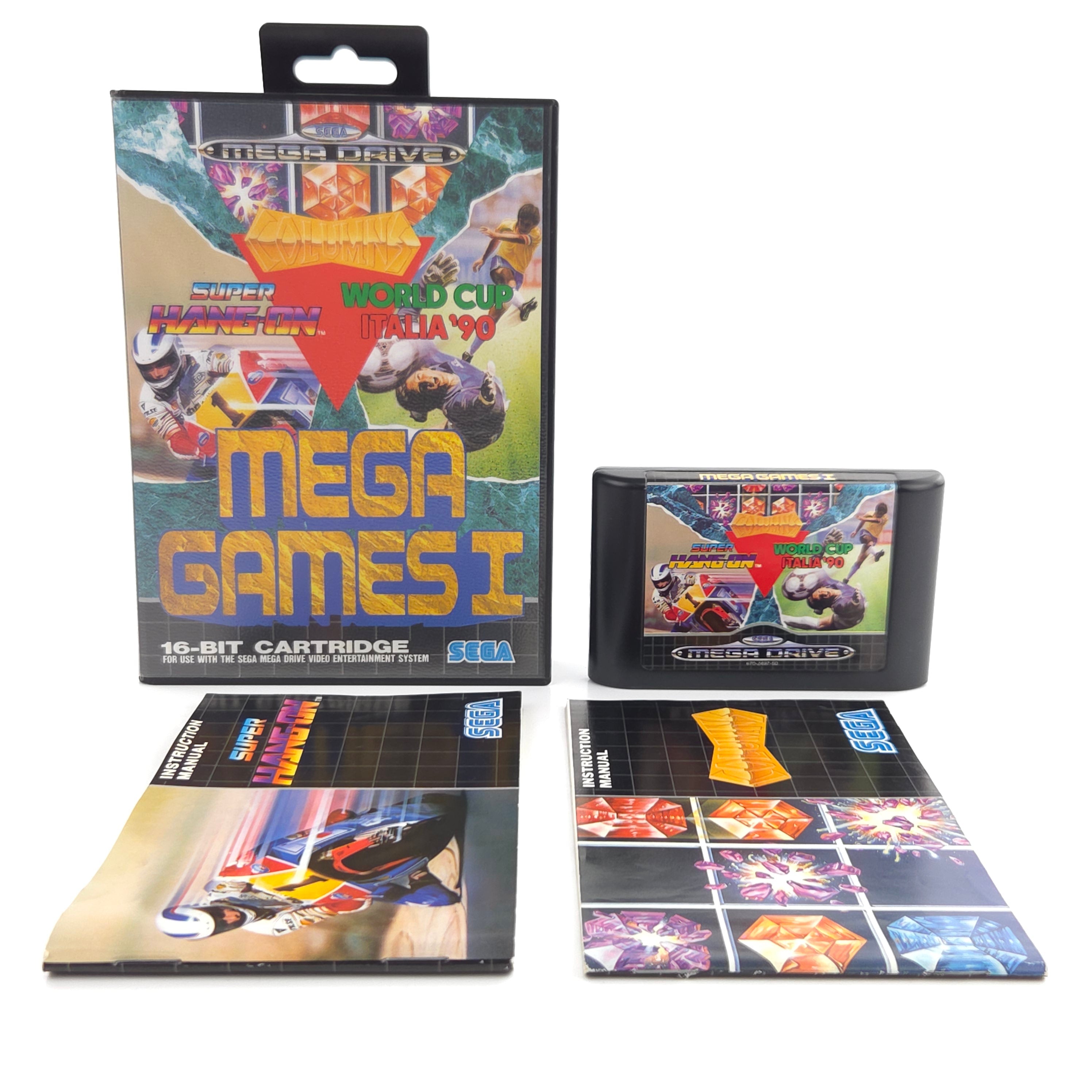 Sega Mega Drive Spiel Mega Games 1 Modul Anleitungen OVP