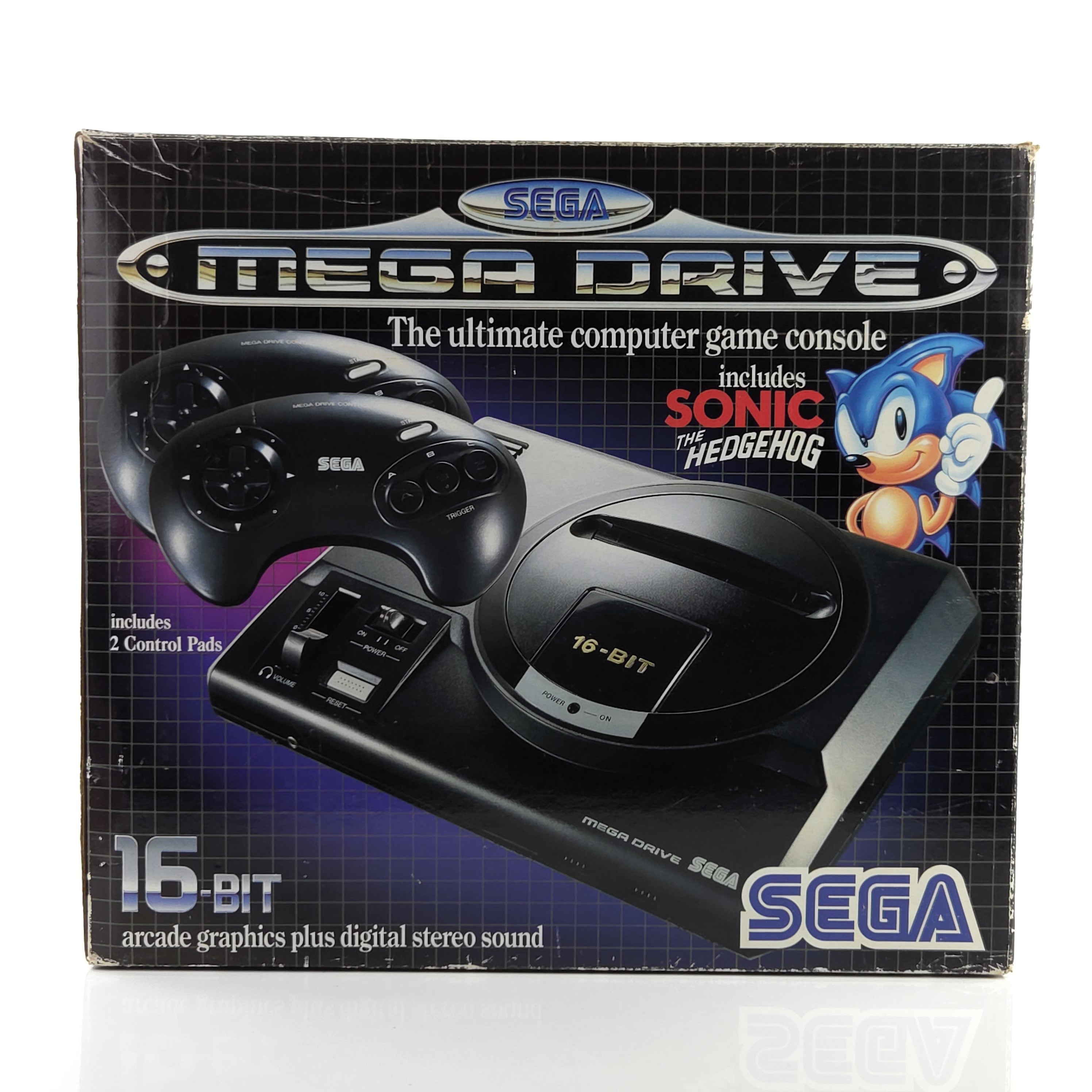 Sega Mega Drive Konsole OVP PAL gebraucht