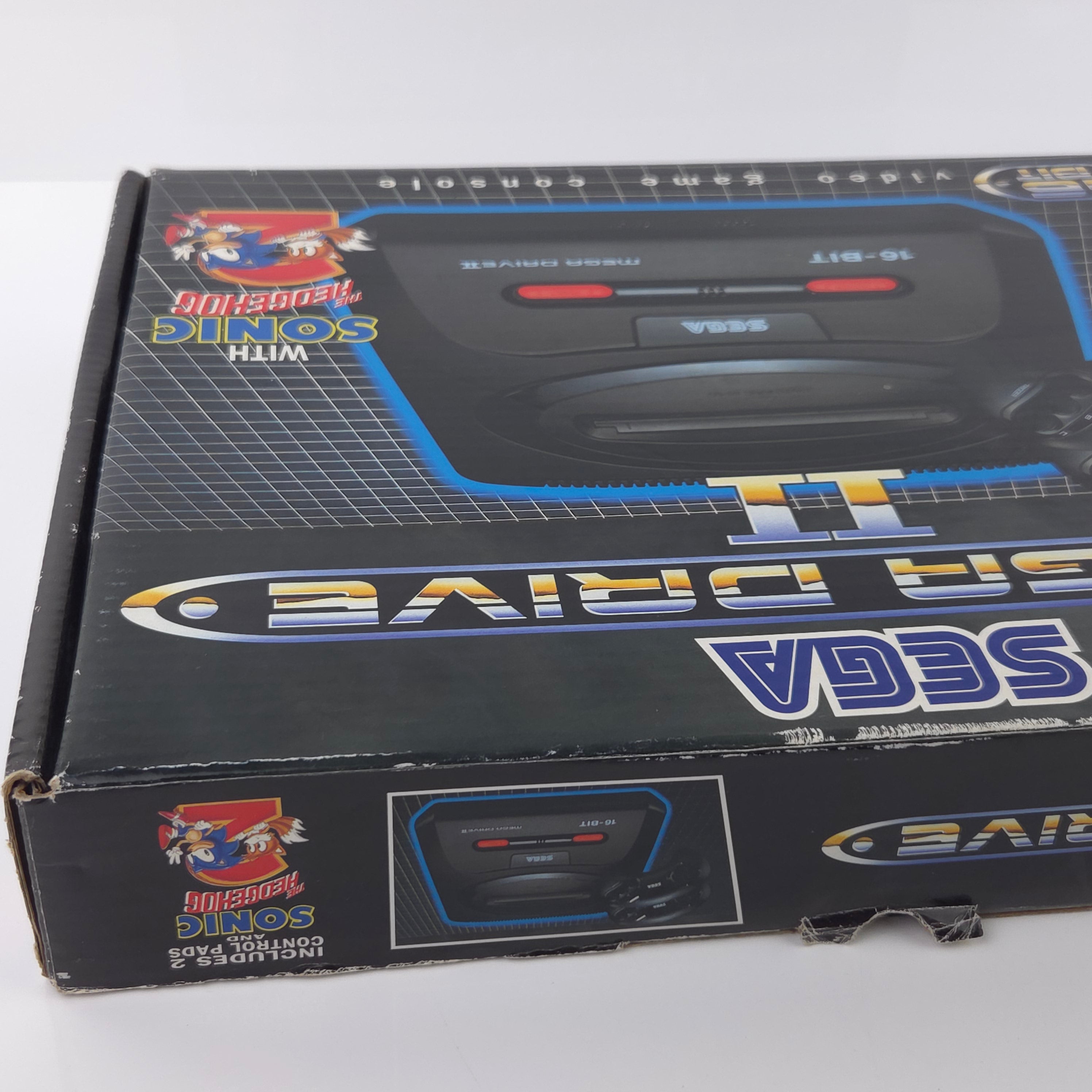 Sega Mega Drive Konsole mit Sonic The Hedgehog 2 OVP PAL