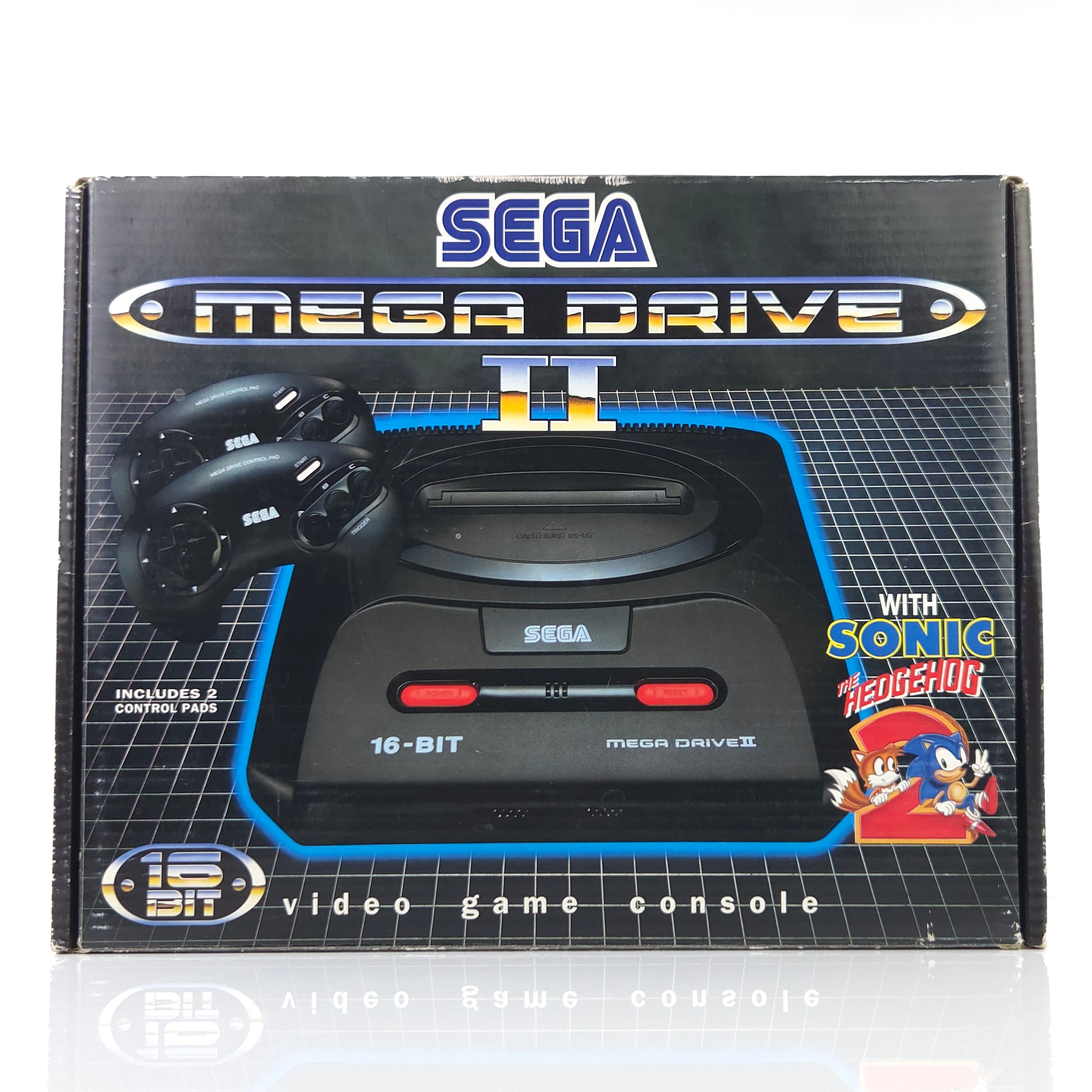 Sega Mega Drive Konsole mit Sonic The Hedgehog 2 OVP PAL