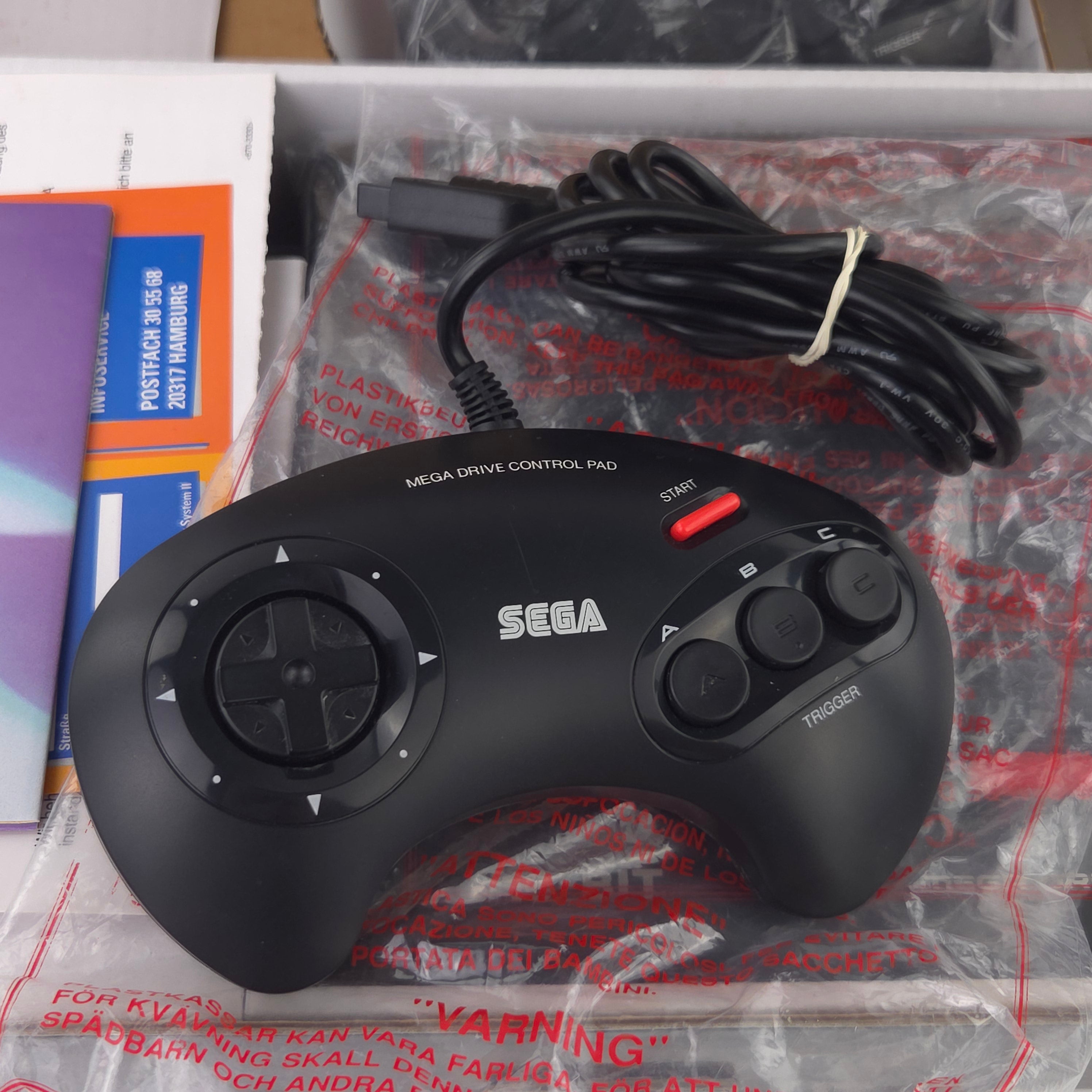 Sega Mega Drive Konsole mit Sonic The Hedgehog 2 OVP PAL