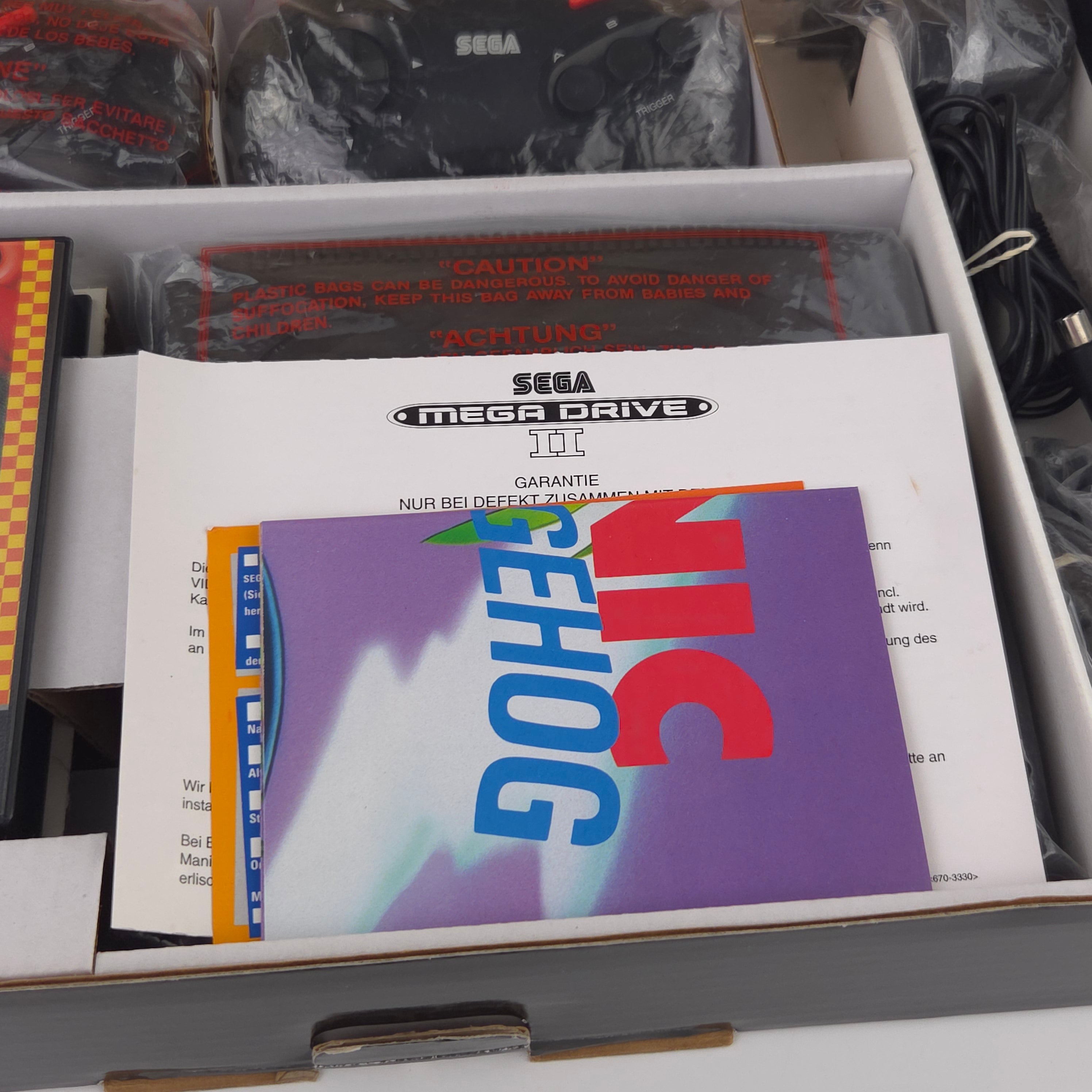 Sega Mega Drive Konsole mit Sonic The Hedgehog 2 OVP PAL