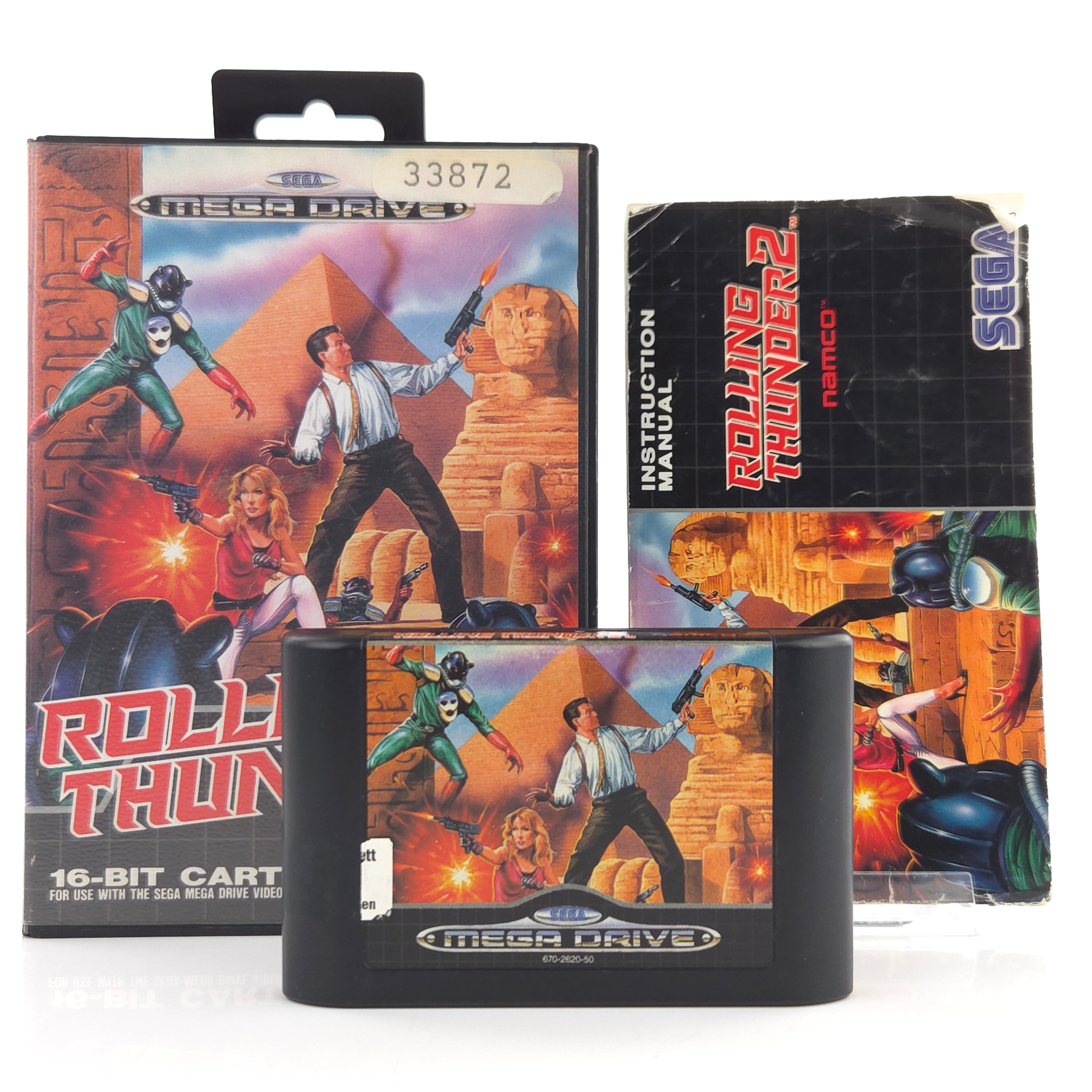 Sega Mega Drive Spiel Rolling Thunder 2 MD OVP PAL EUR