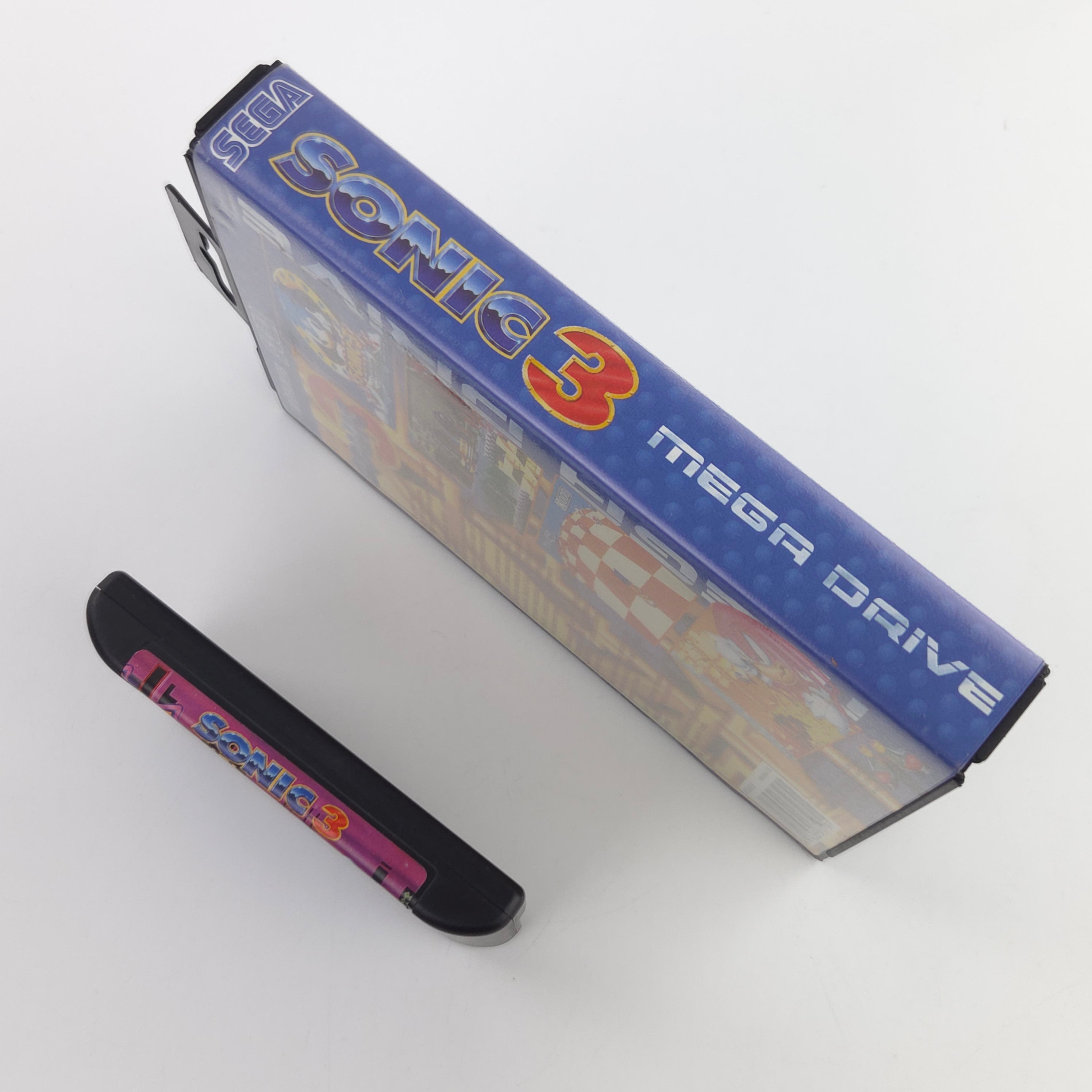 Sega Mega Drive Spiel Sonic 3 Modul Anleitung OVP PAL EUR