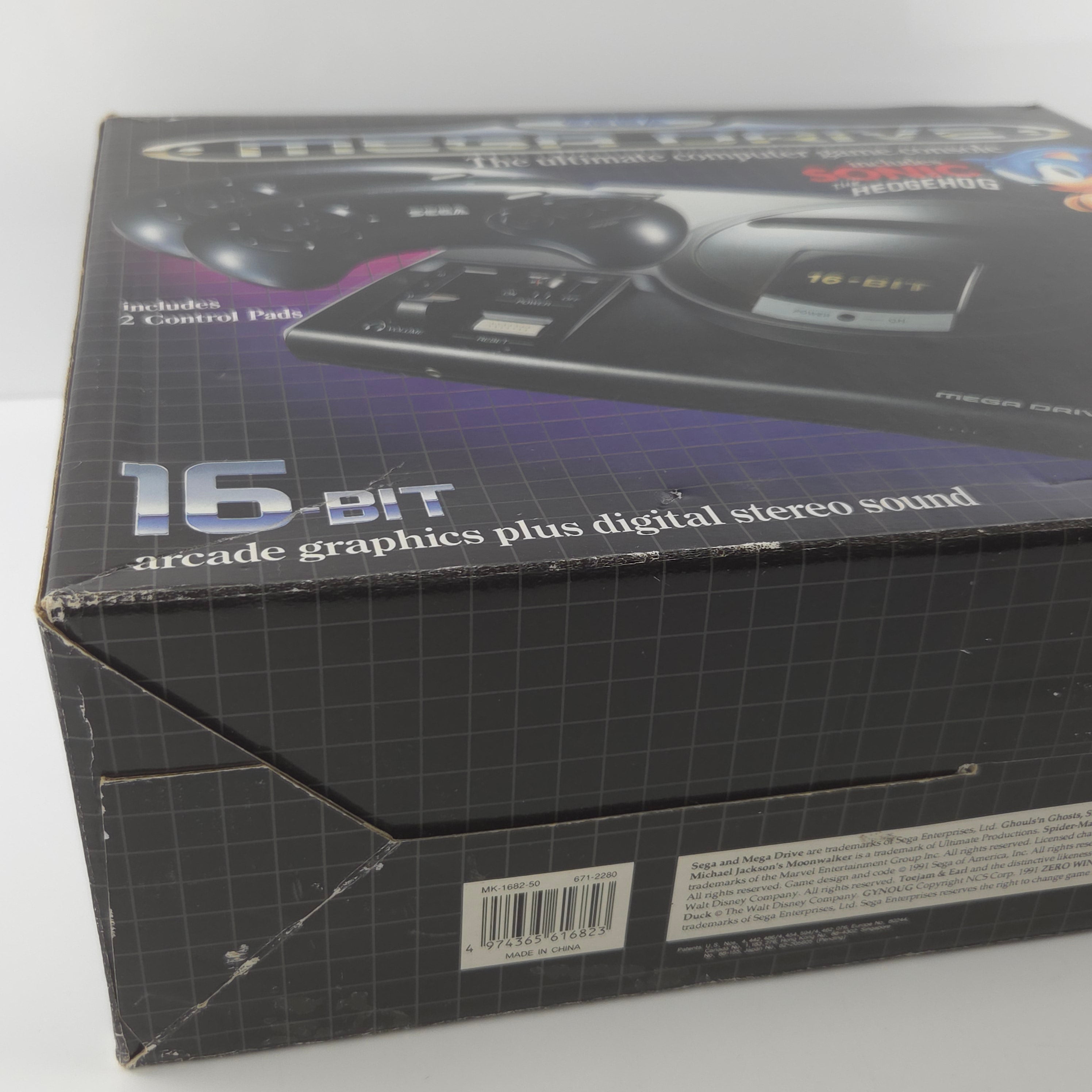 Sega Mega Drive Konsole Sonic Bundle OVP PAL Ohne Spiel