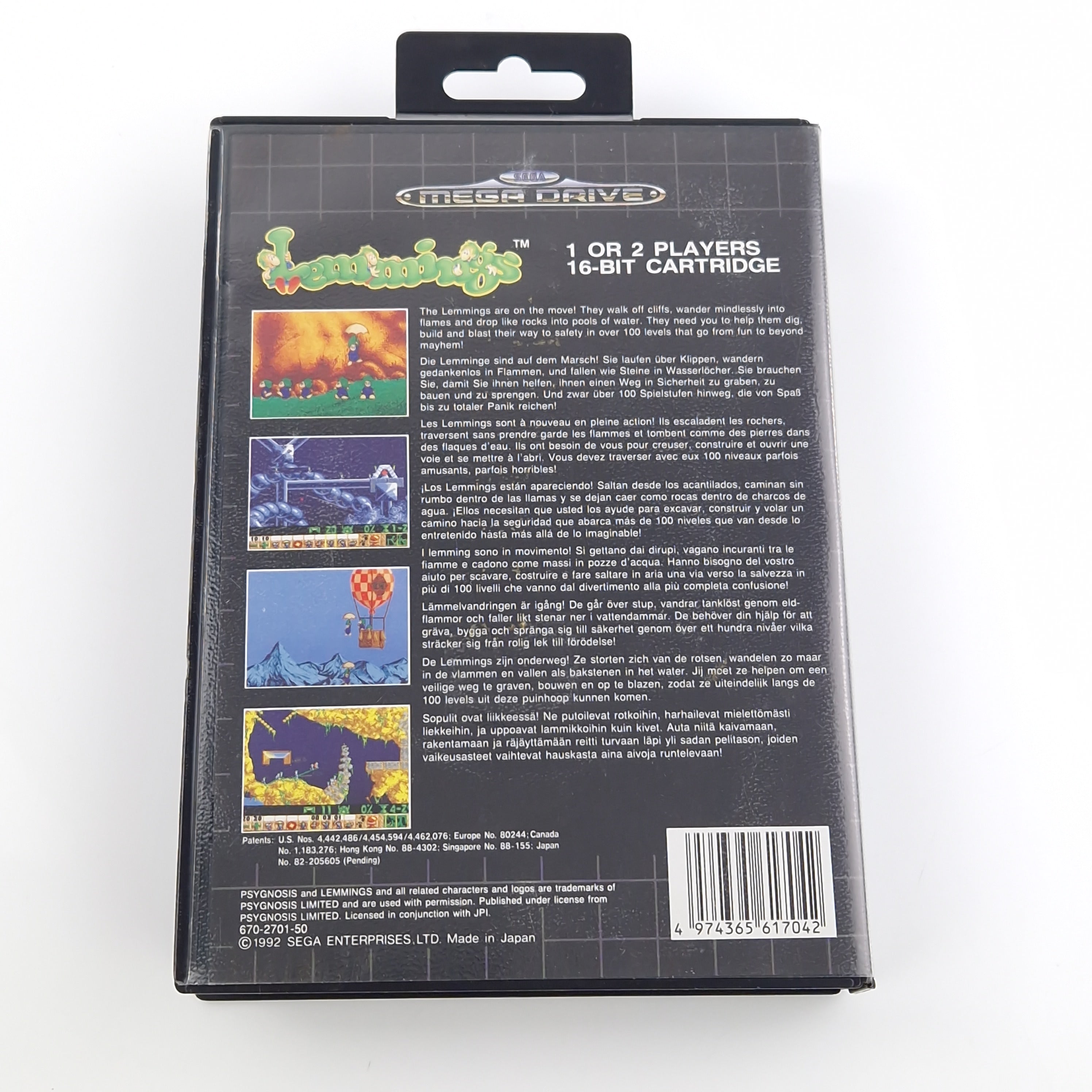 Sega Mega Drive Spiel – Lemmings Action-Puzzle (PAL OVP)