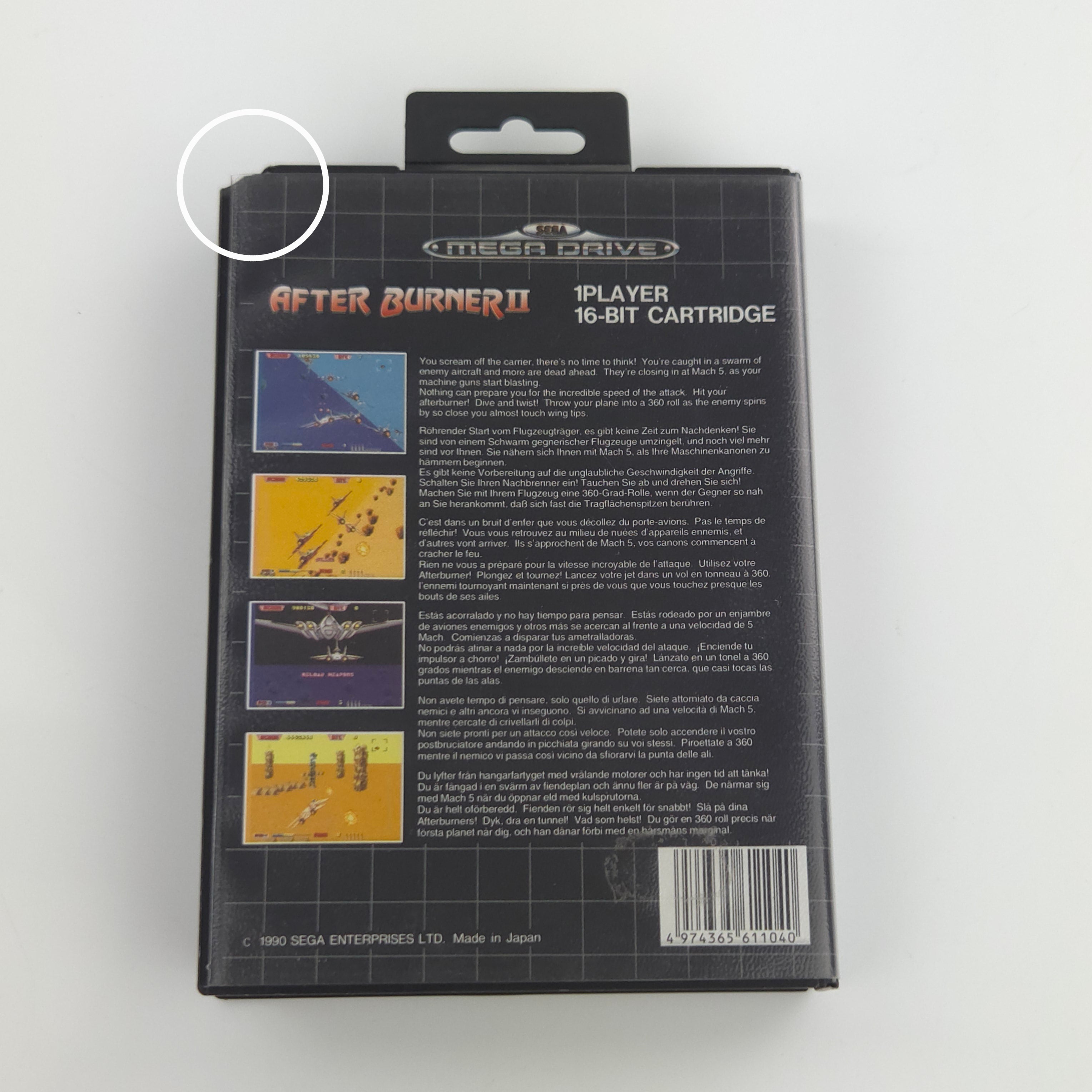 Sega Mega Drive Spiel – After Burner II (Modul OVP PAL)