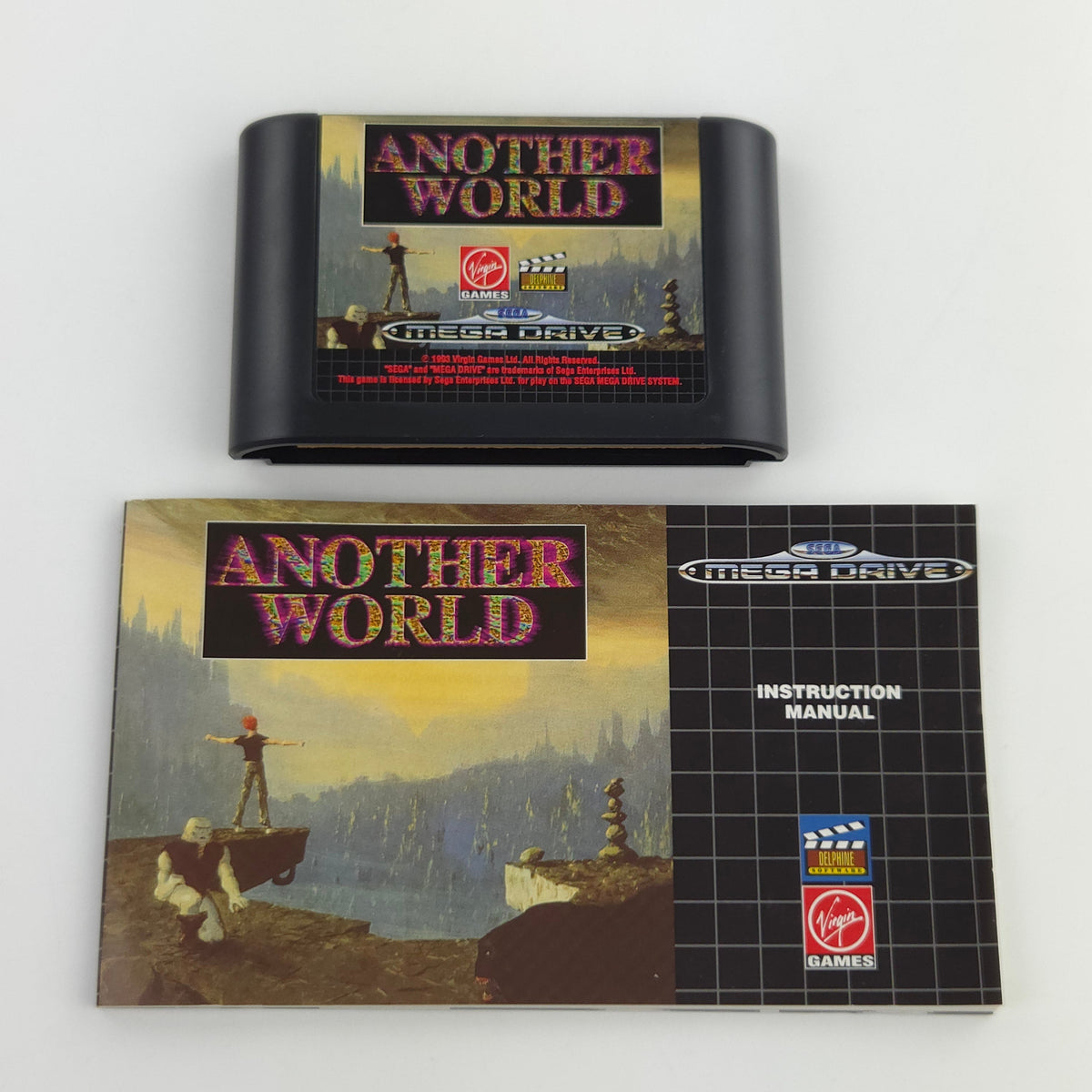 Sega Mega Drive Spiel Another World OVP PAL