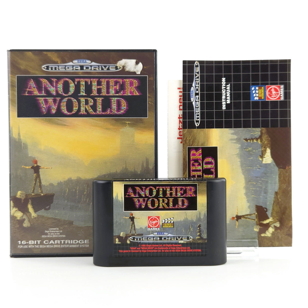 Sega Mega Drive Spiel Another World OVP PAL