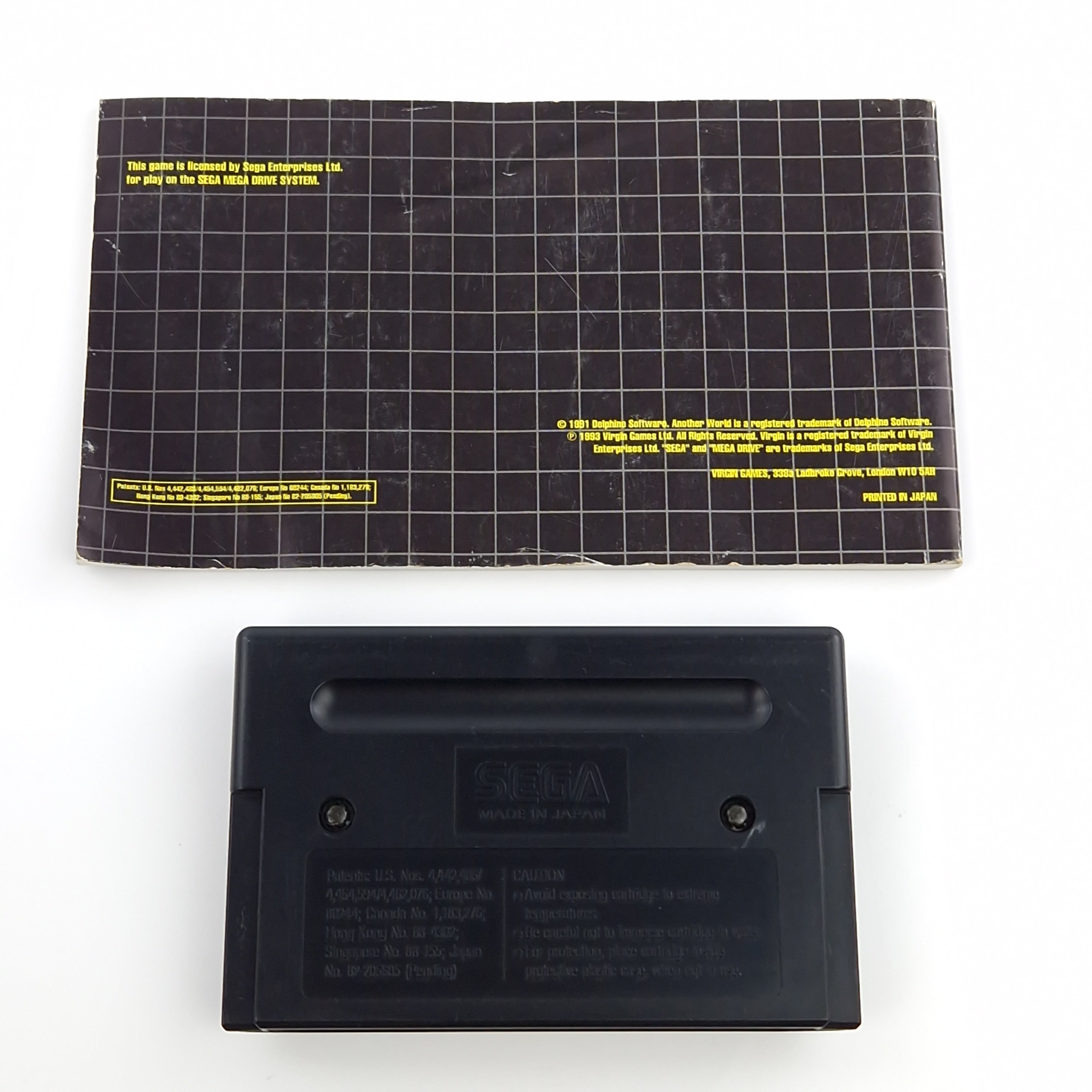 Sega Mega Drive Spiel – Another World MD Modul PAL