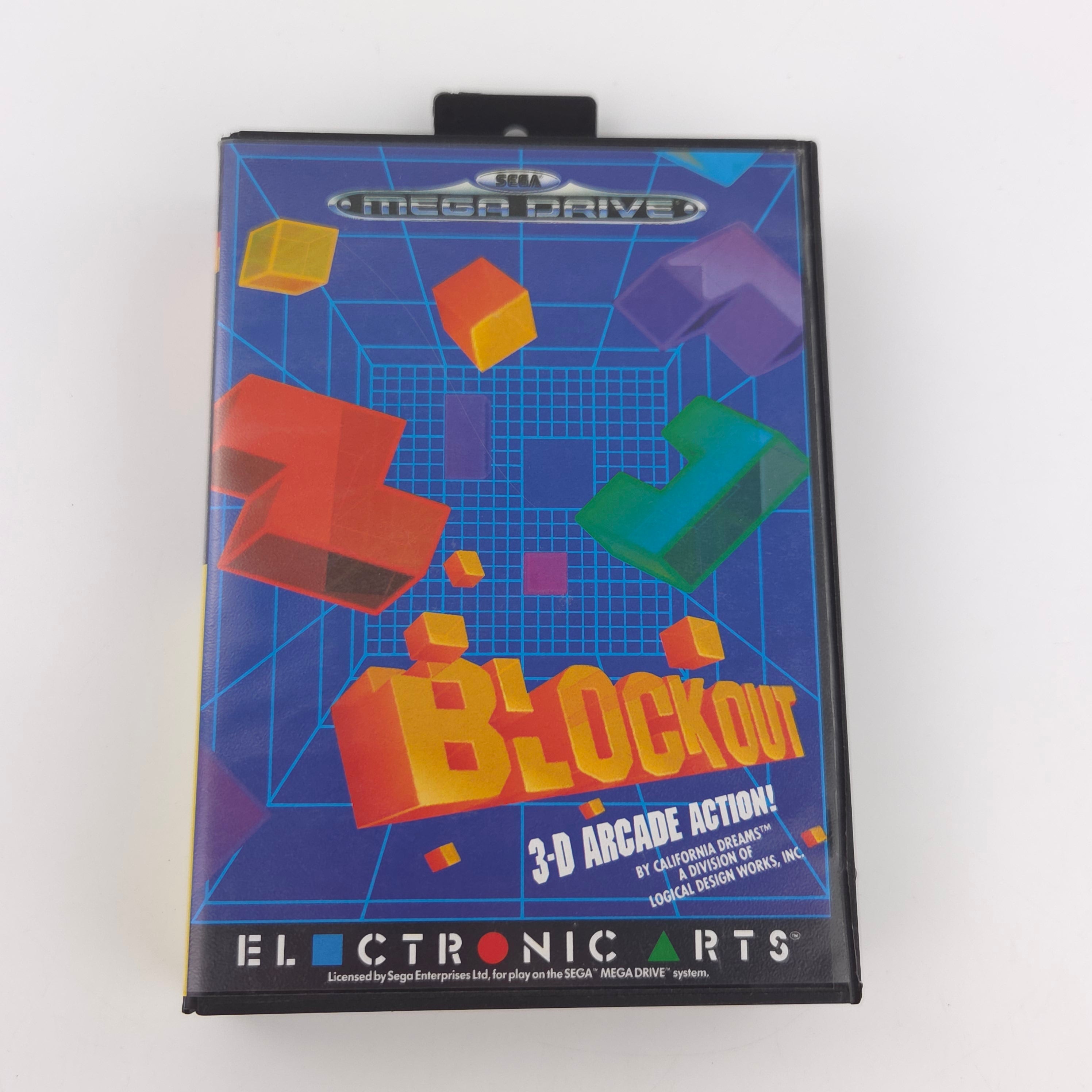 Sega Mega Drive Spiel Blockout MD 16-Bit OVP PAL EUR