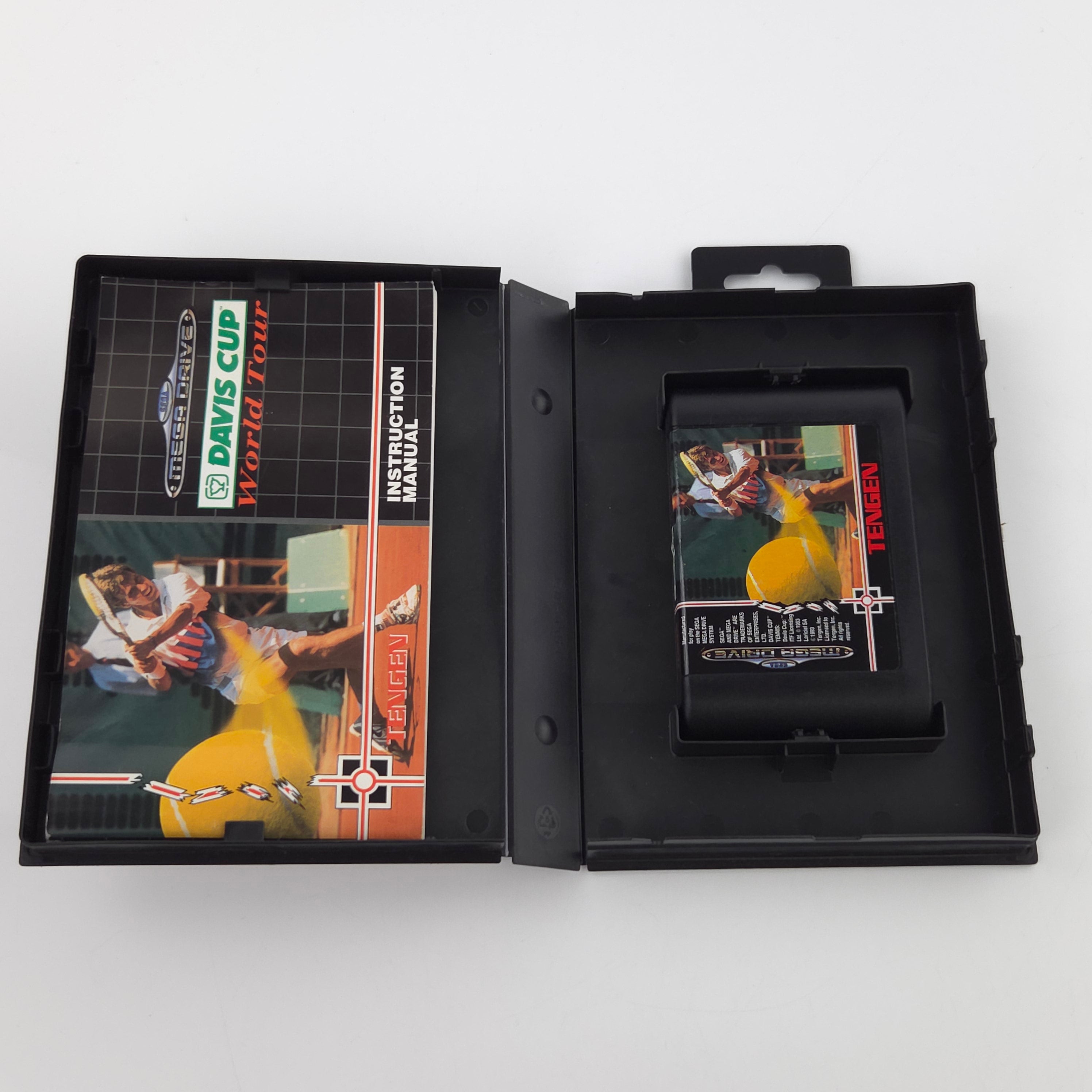 Sega Mega Drive Spiel Davis Cup Tennis MD OVP CIB PAL