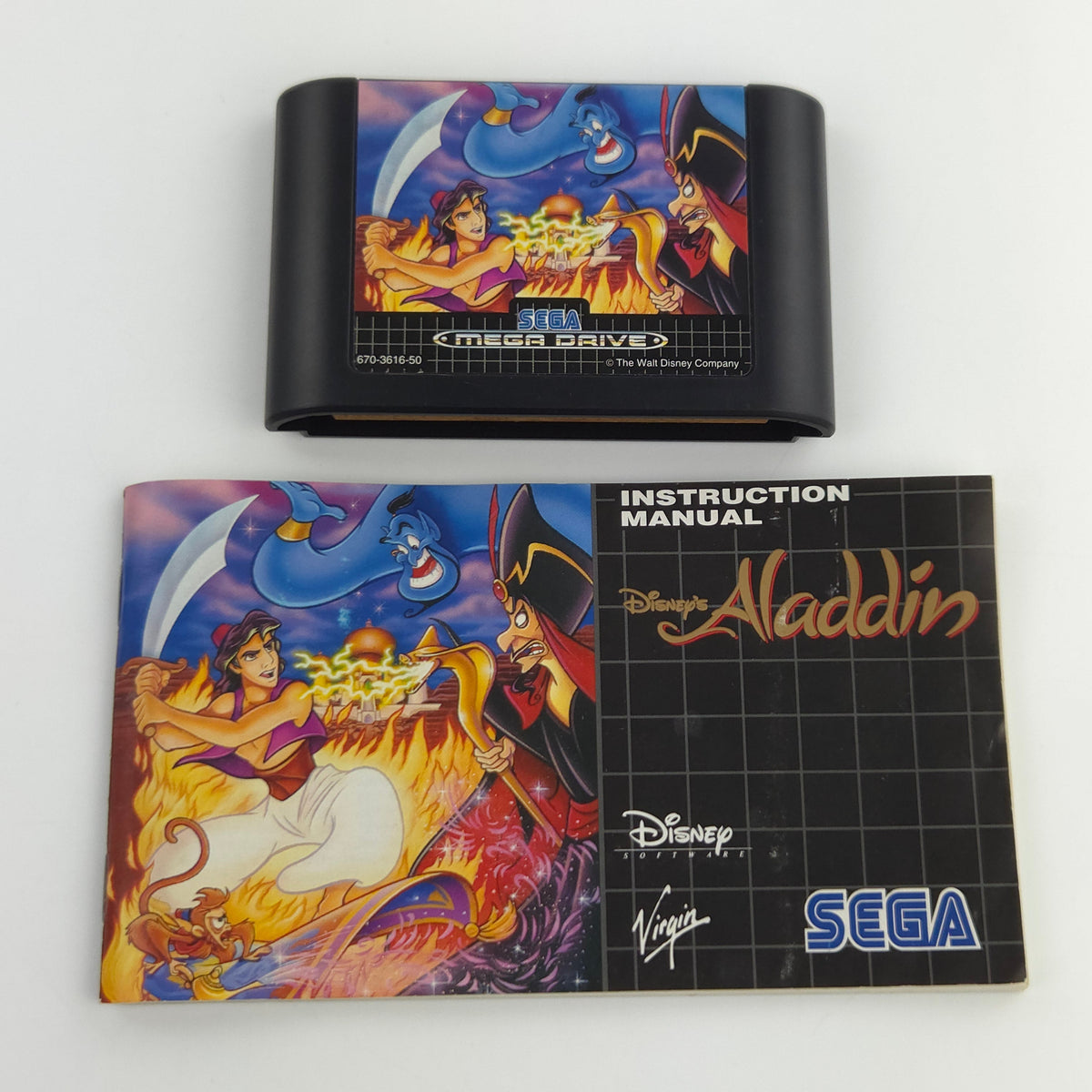 Sega Mega Drive Spiel Disneys Aladdin OVP PAL