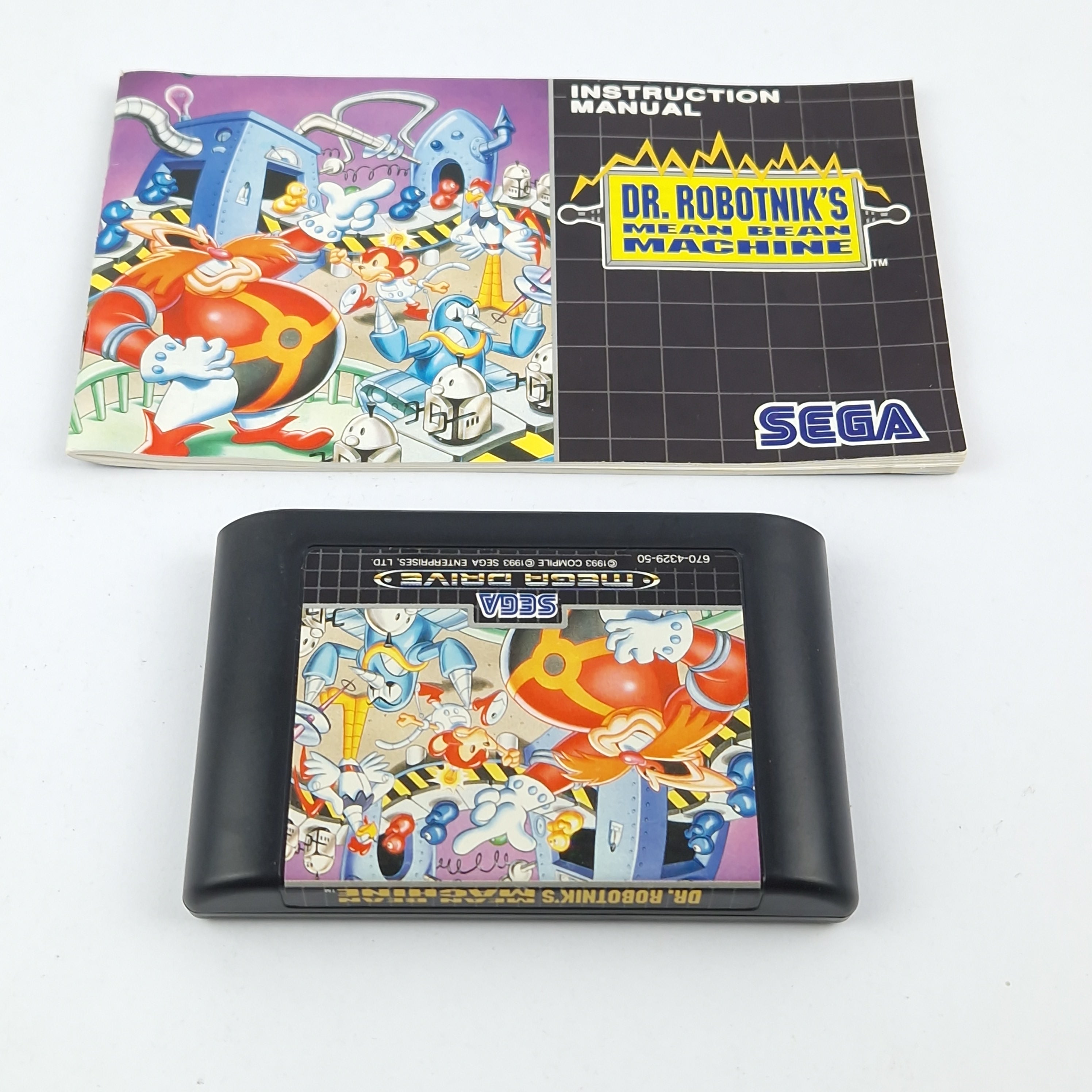Sega Mega Drive Spiel – Robotniks Mean Bean Machine OVP