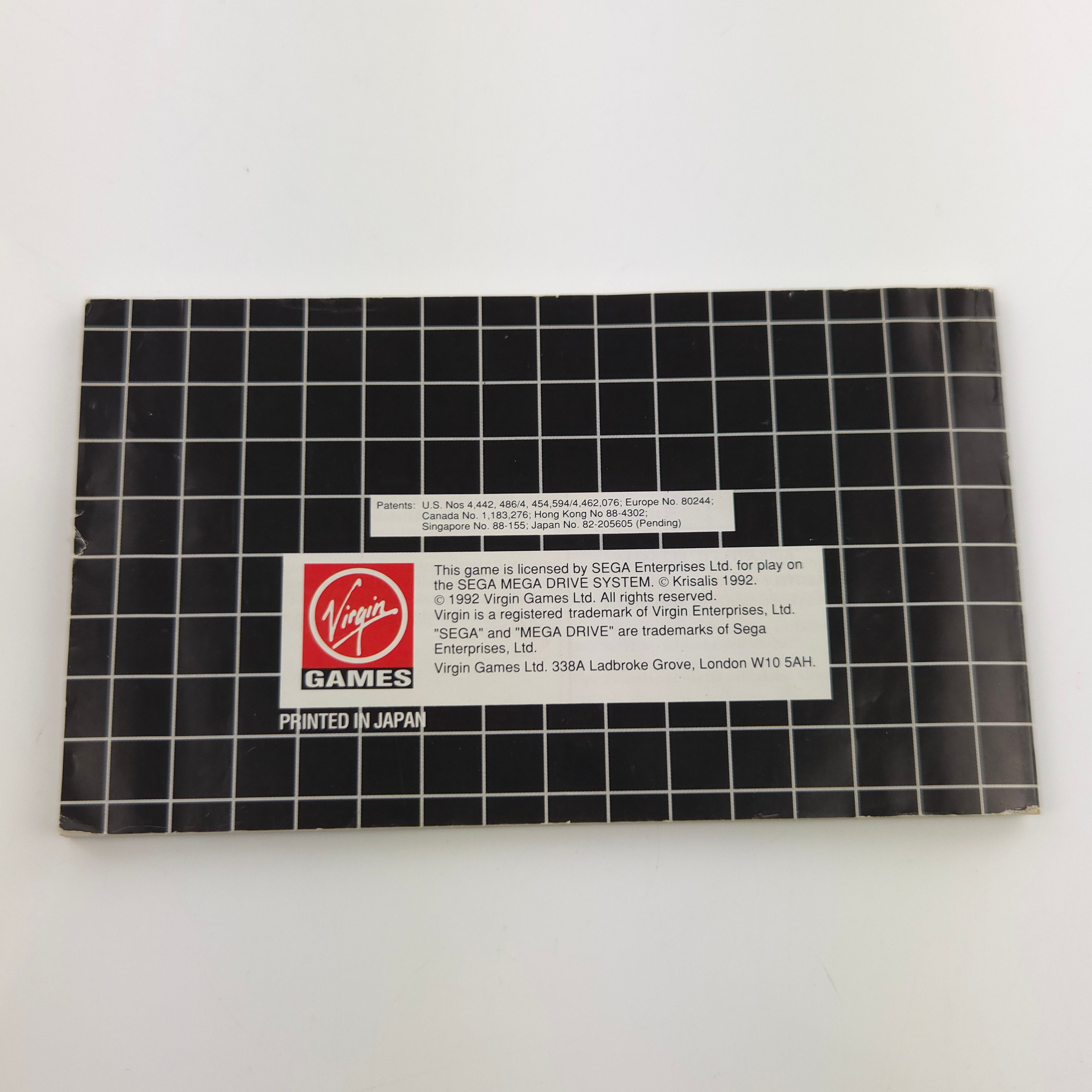 Sega Mega Drive Spiel – European Clubsoccer OVP MD