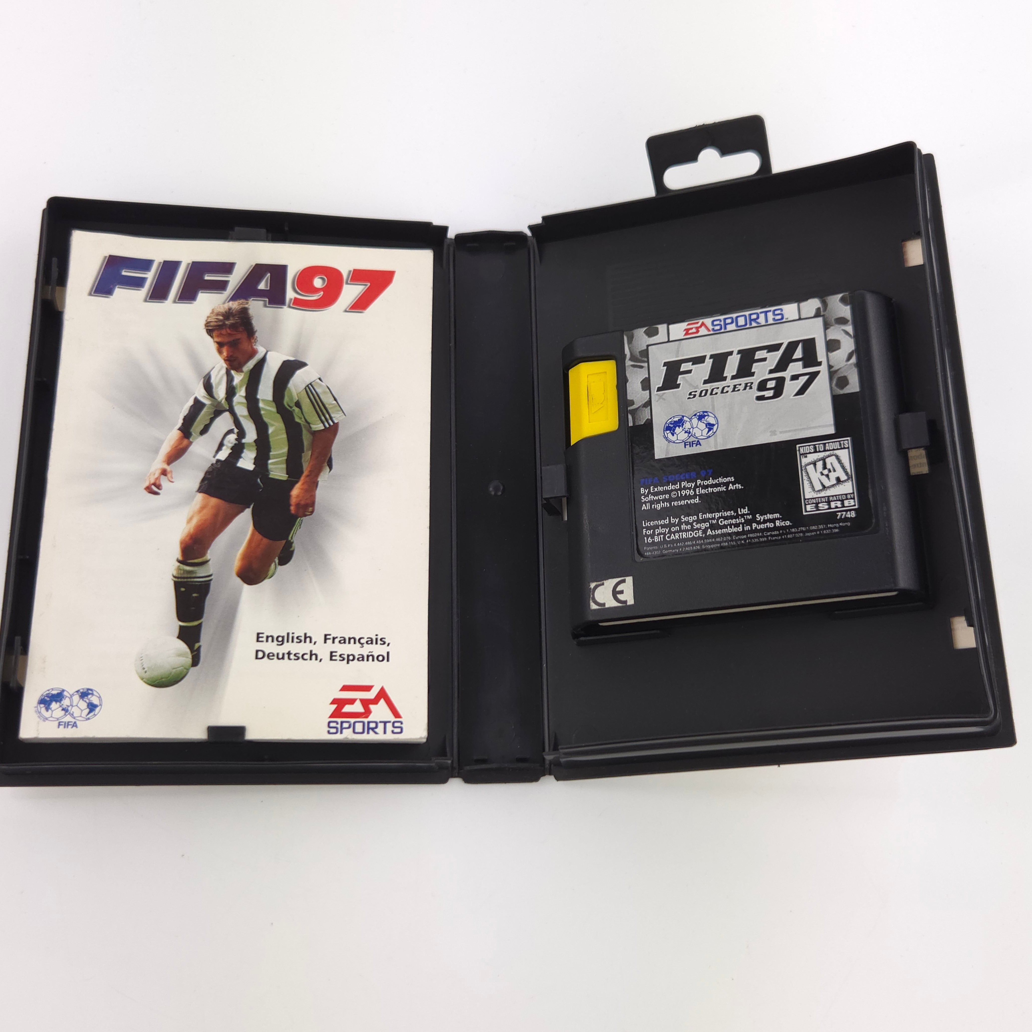 Sega Mega Drive Spiel – FIFA 97 Modul Anleitung OVP PAL