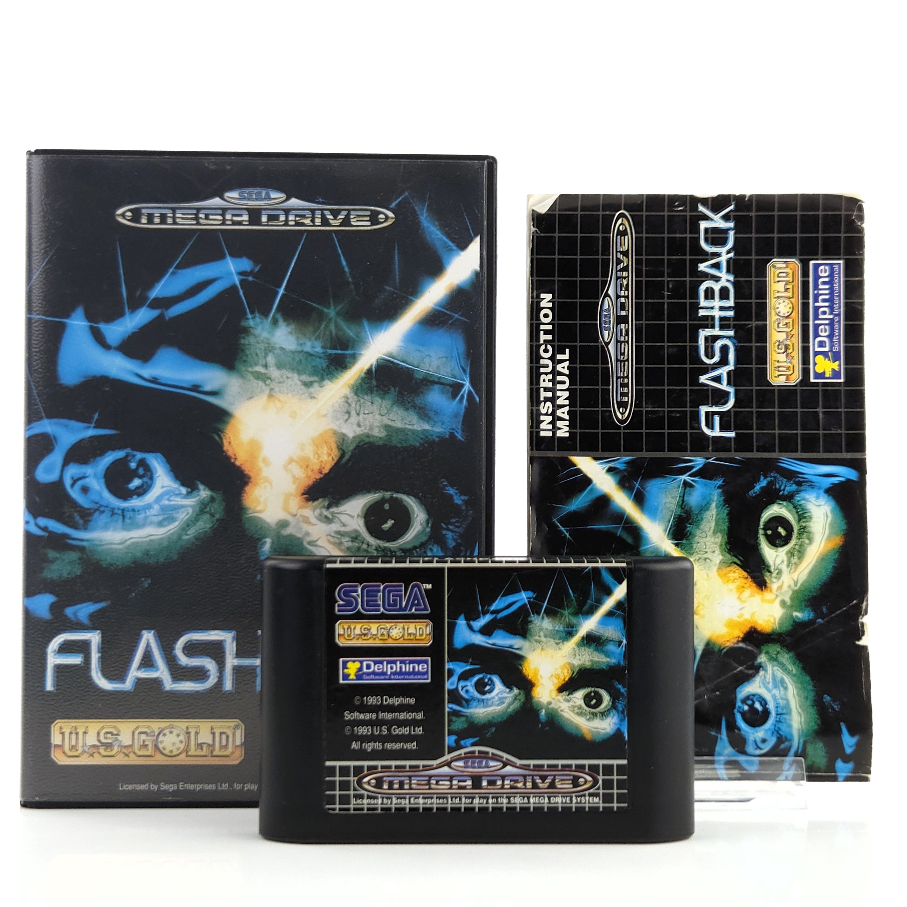 Sega Mega Drive Spiel Flashback OVP PAL EUR
