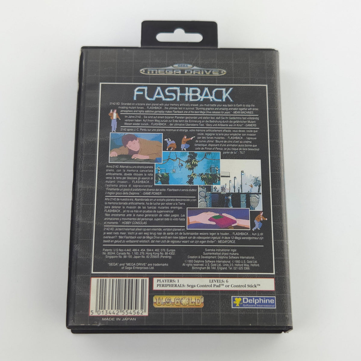 Sega Mega Drive Spiel Flashback OVP EUR