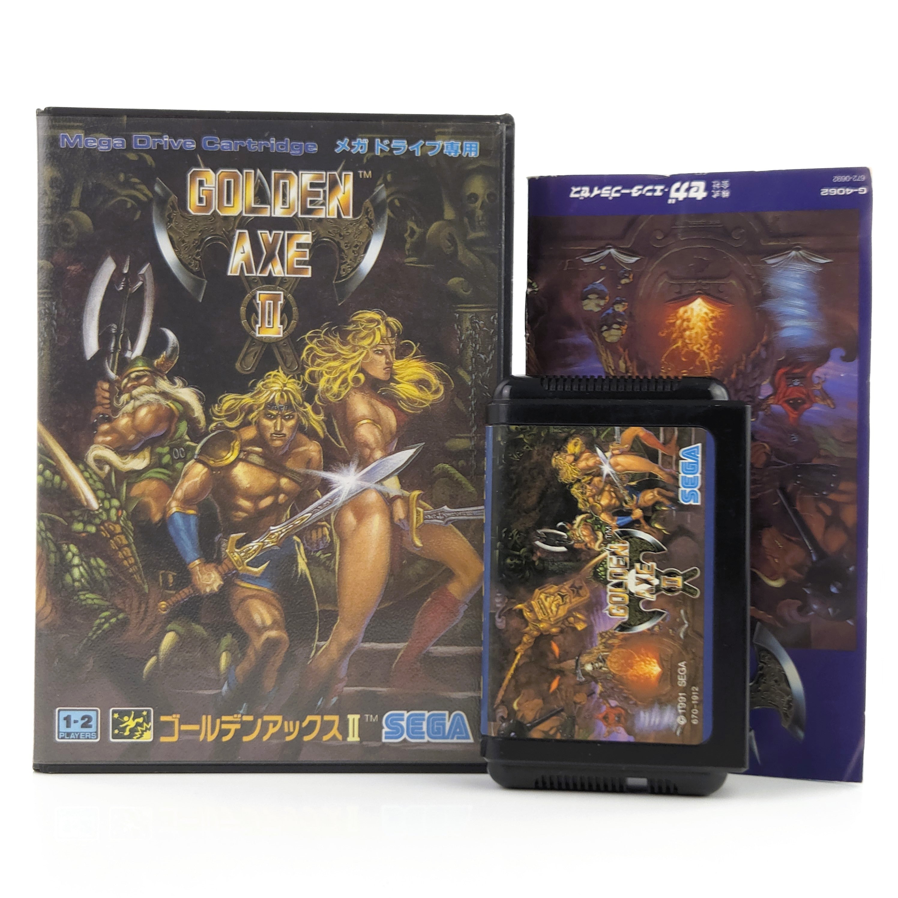 Mega Drive Spiel Golden Axe II NTSC-J Japan OVP MD