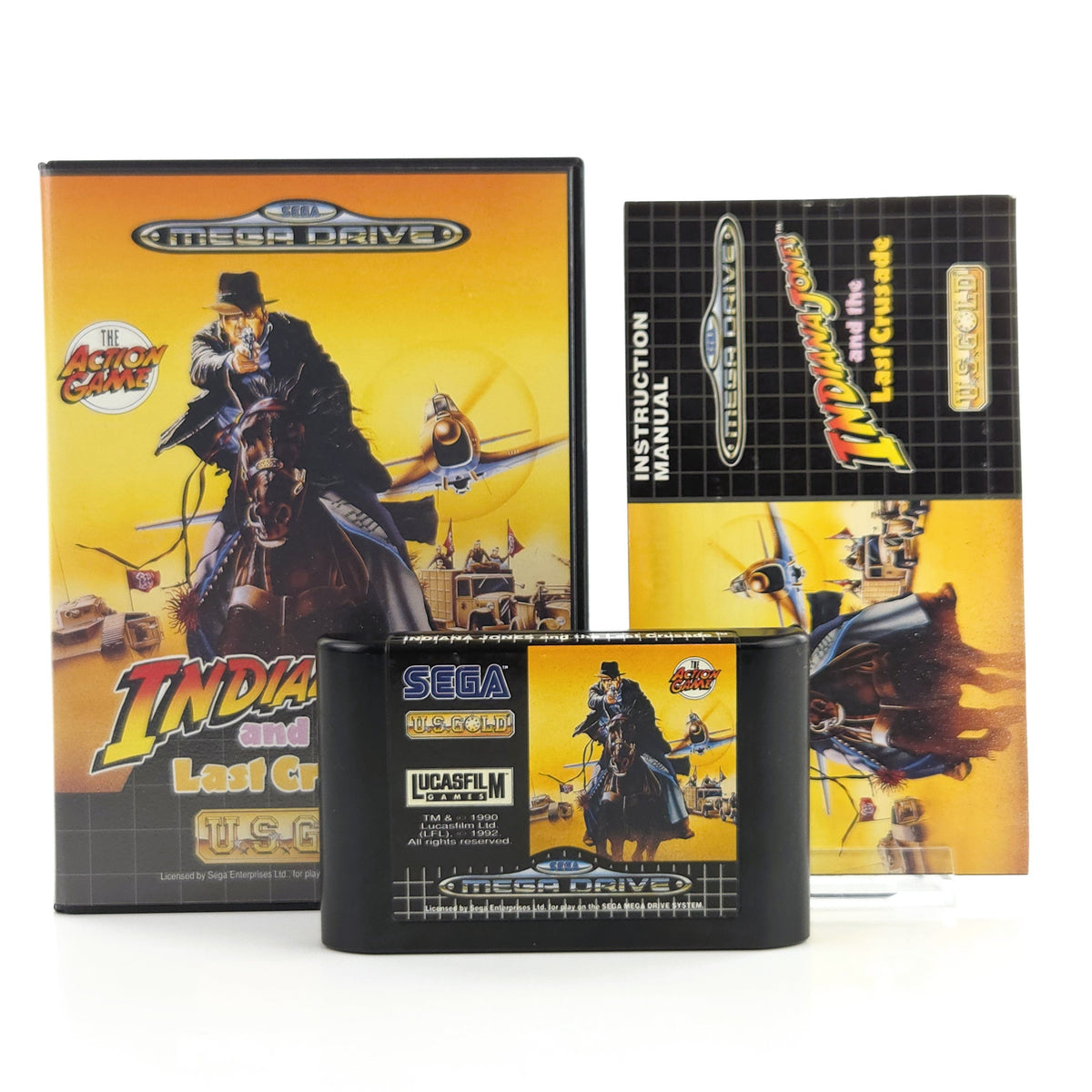 Sega Mega Drive Spiel Indiana Jones PAL EUR