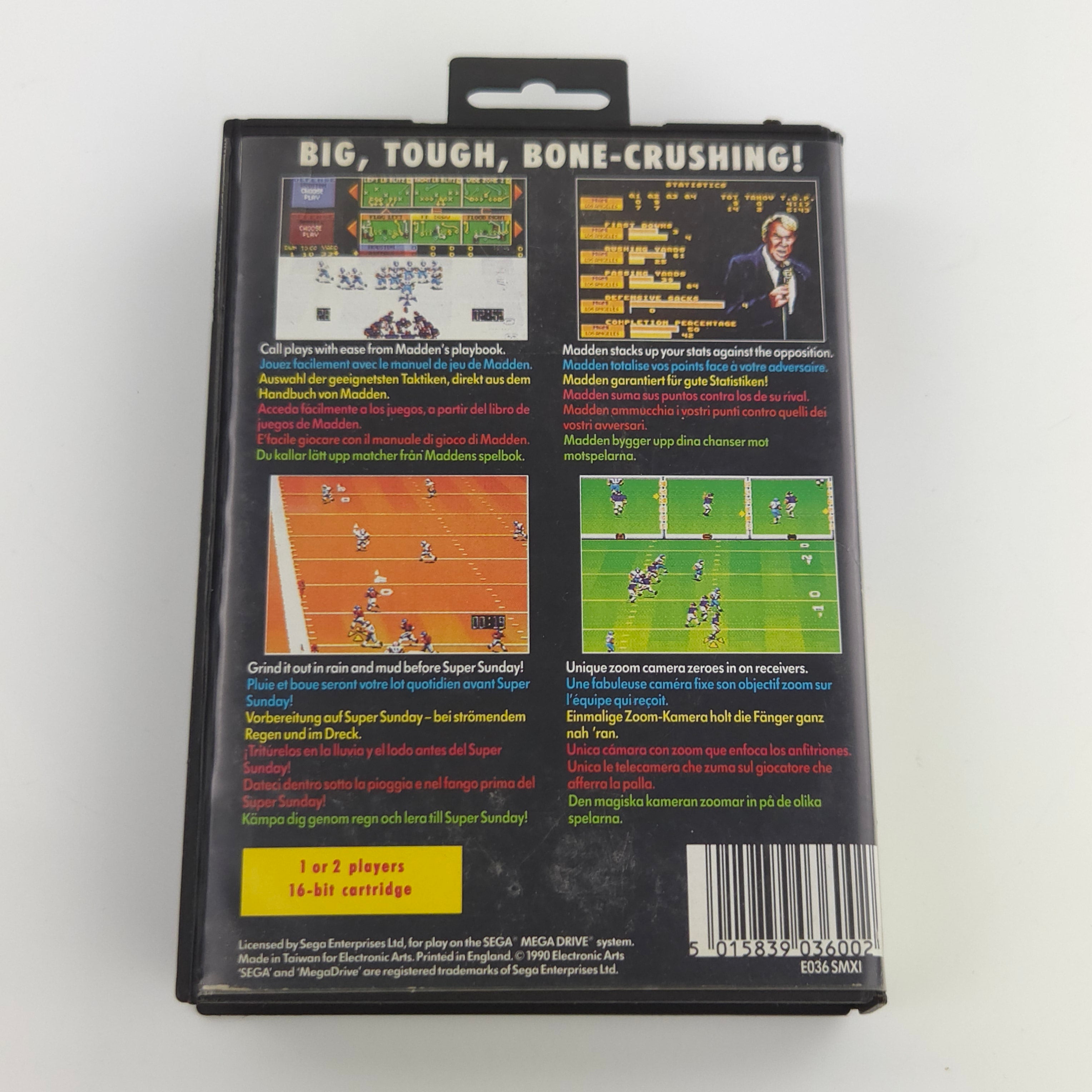 Sega Mega Drive Spiel – John Madden American Football OVP
