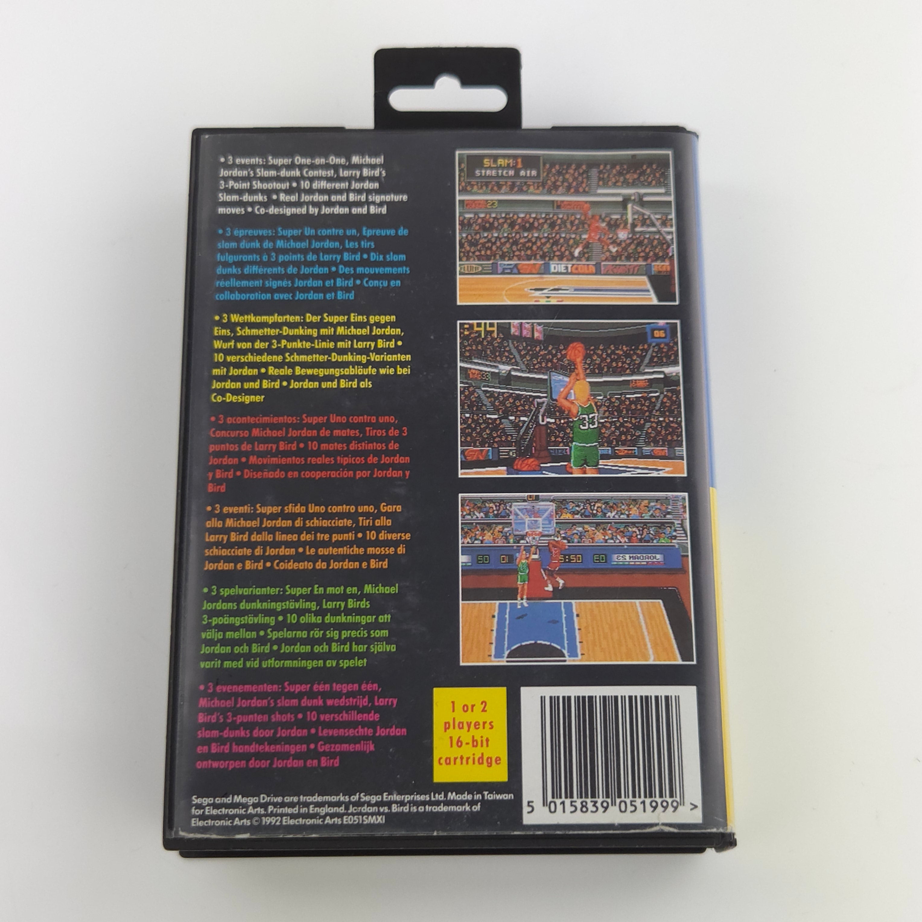 Sega Mega Drive Spiel – Jordan vs Bird Basketball PAL OVP