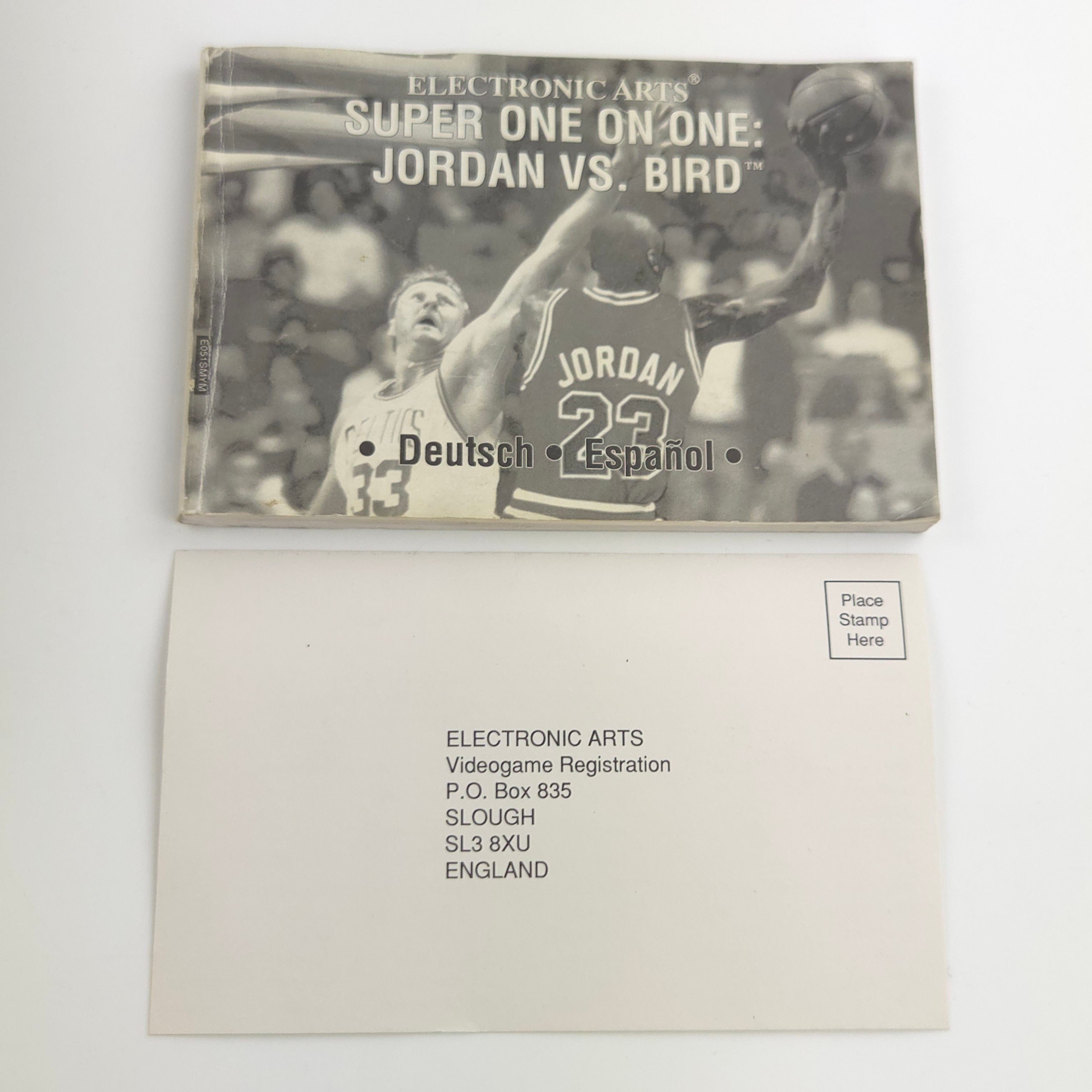 Sega Mega Drive Spiel – Jordan vs Bird Basketball PAL OVP