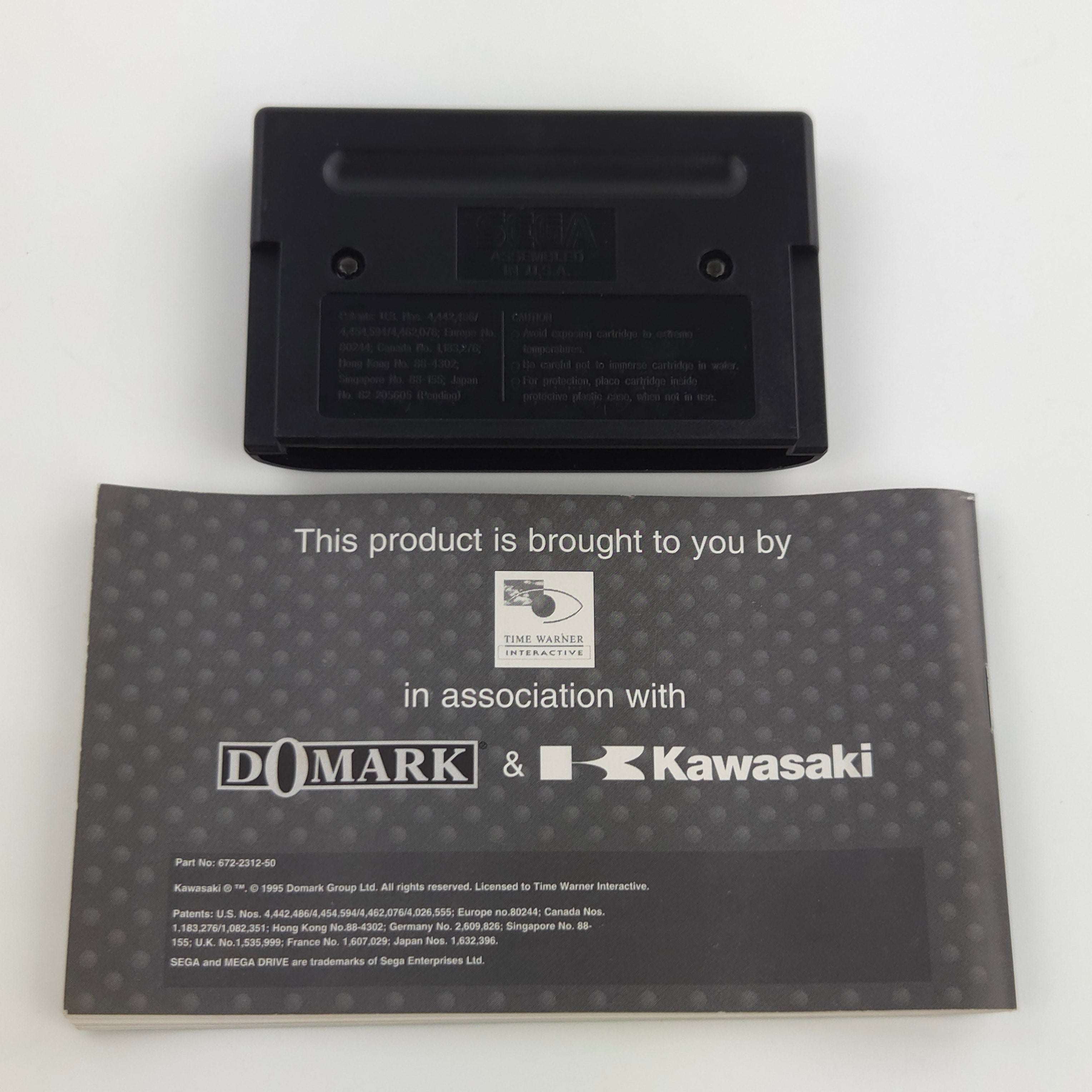 Sega Mega Drive Spiel – Kawasaki Superbikes (OVP PAL MD)