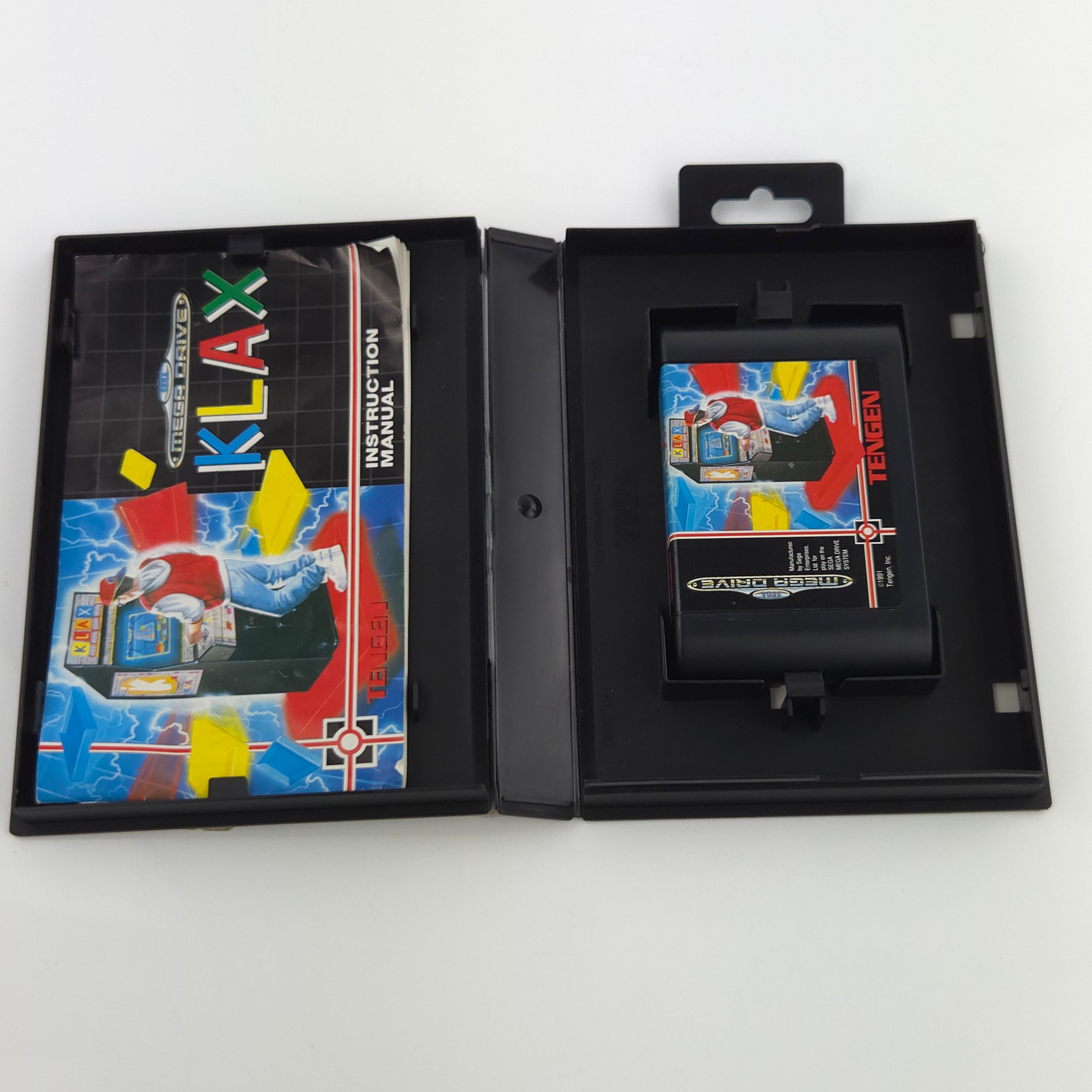 Sega Mega Drive Spiel – KLAX mit Anleitung OVP PAL