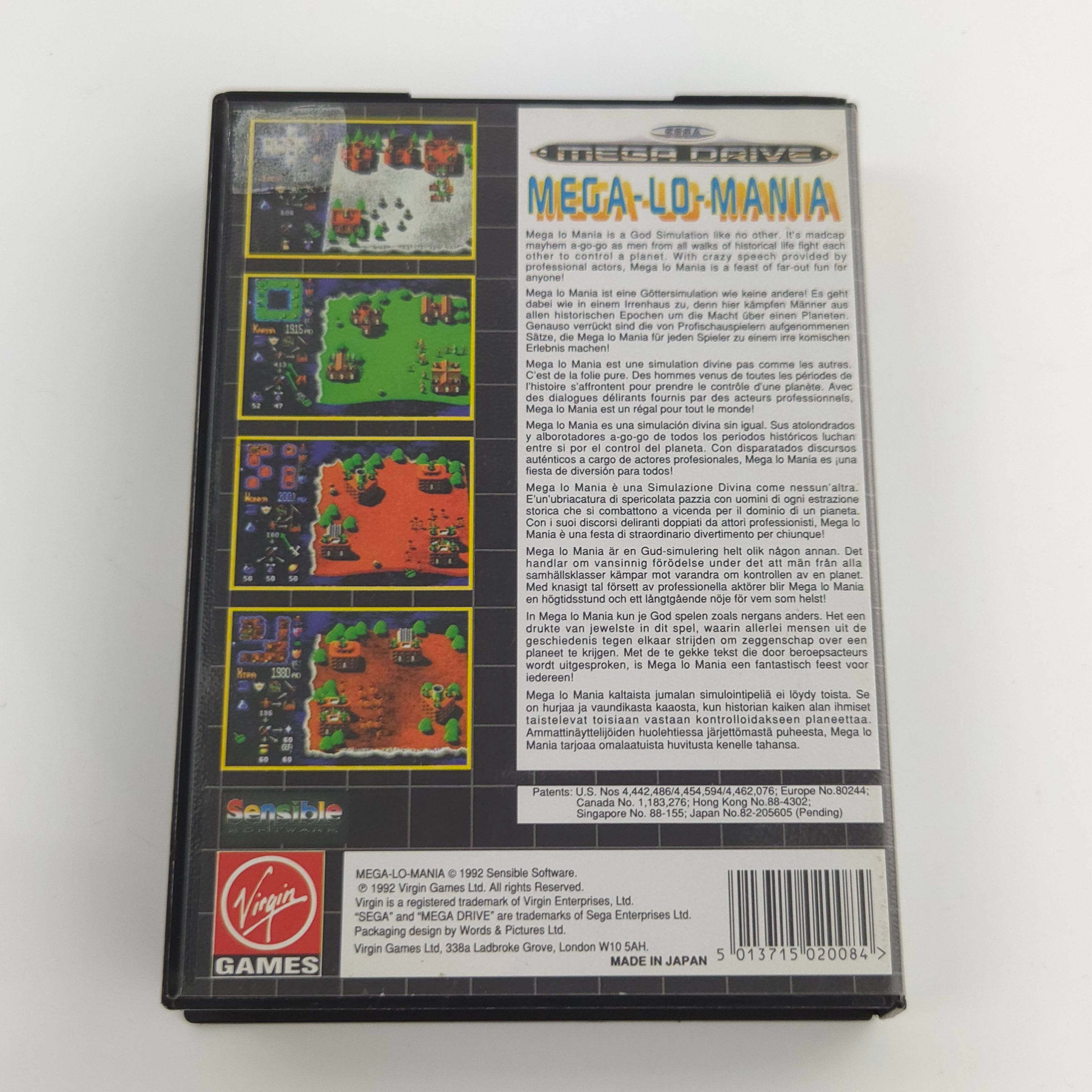 Sega Mega Drive Spiel – Mega-Lo-Mania Modul OVP PAL