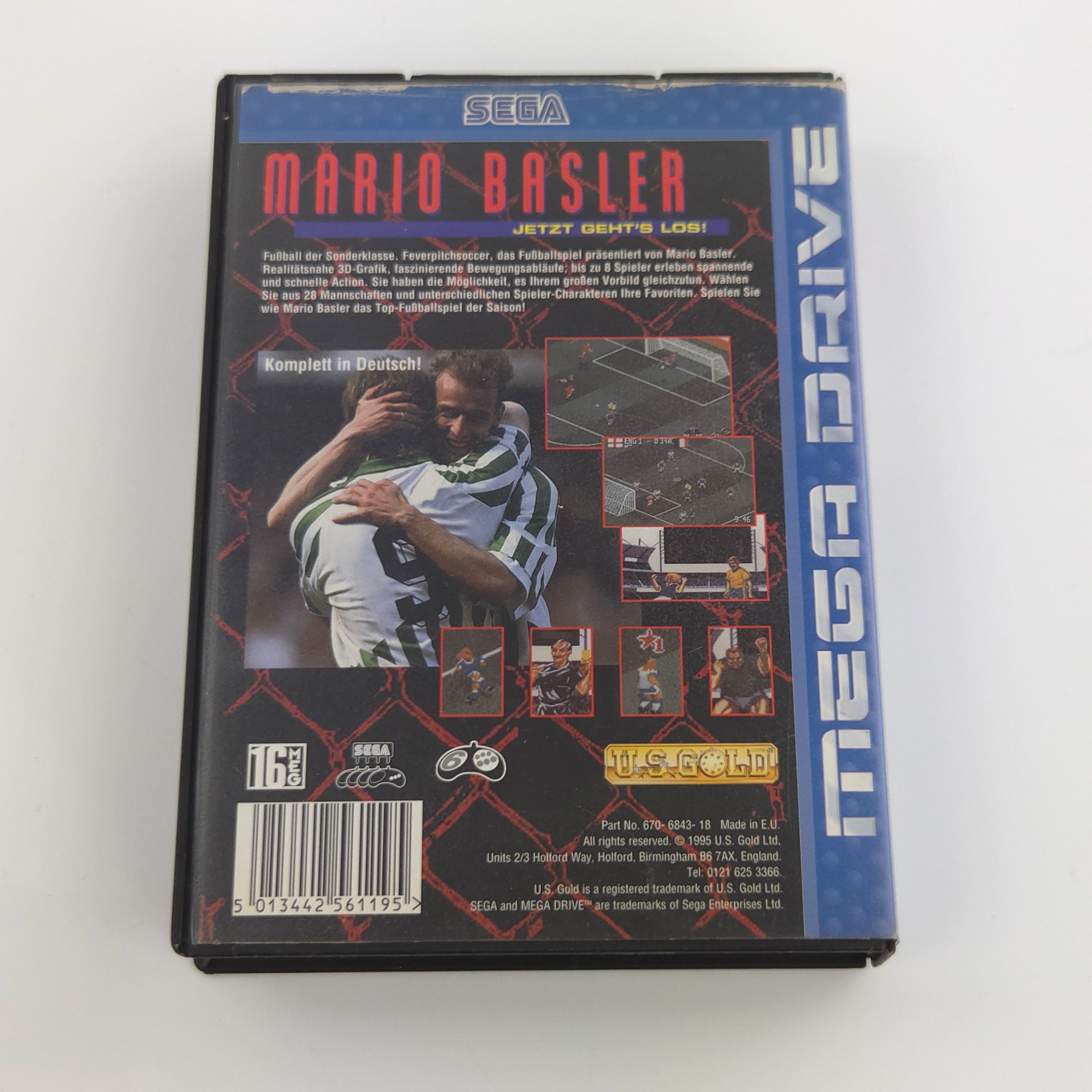 Sega Mega Drive Spiel – Mario Basler Fever Pitch Soccer OVP