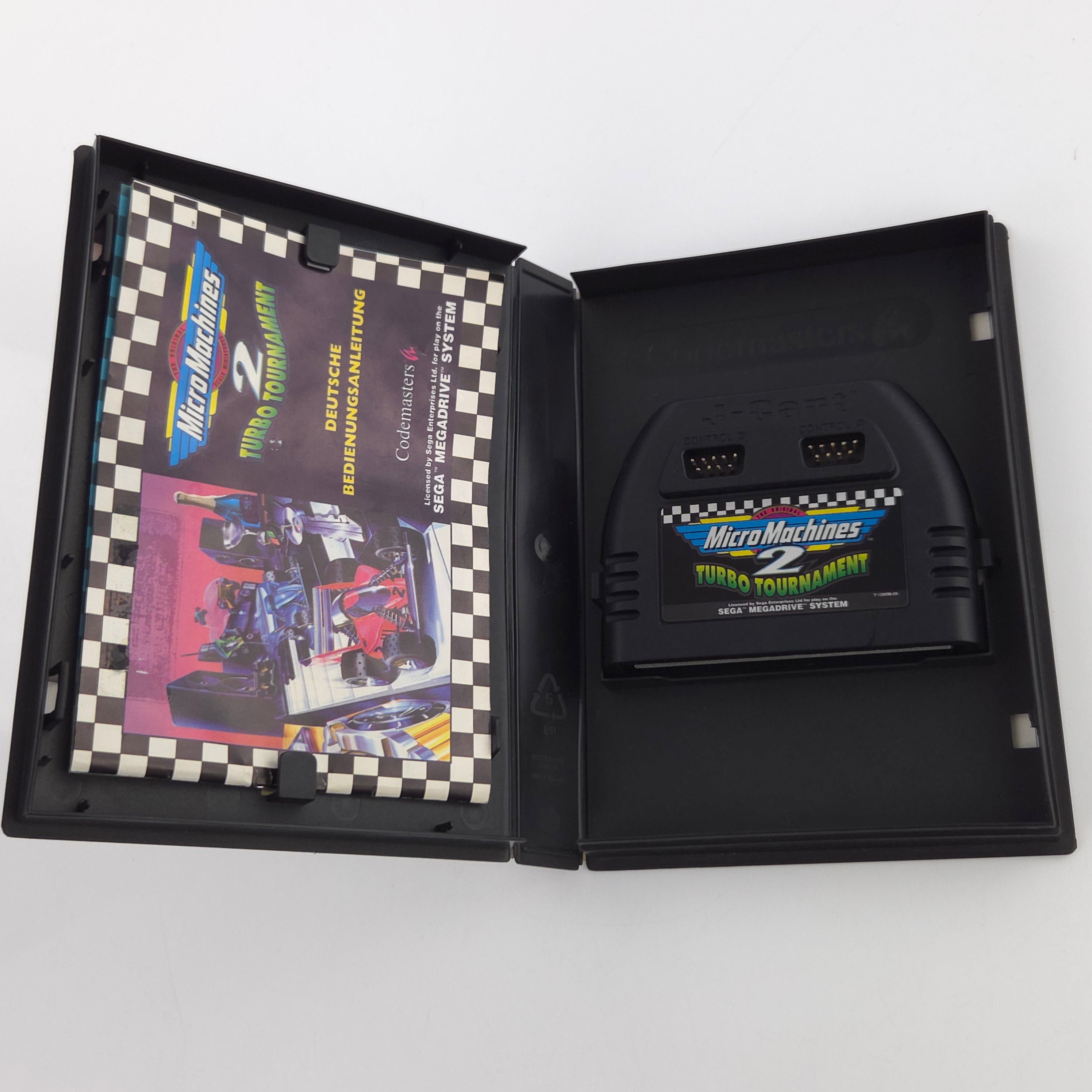 Mega Drive Spiel Micro Machines 2 Turbo Tournament OVP CIB