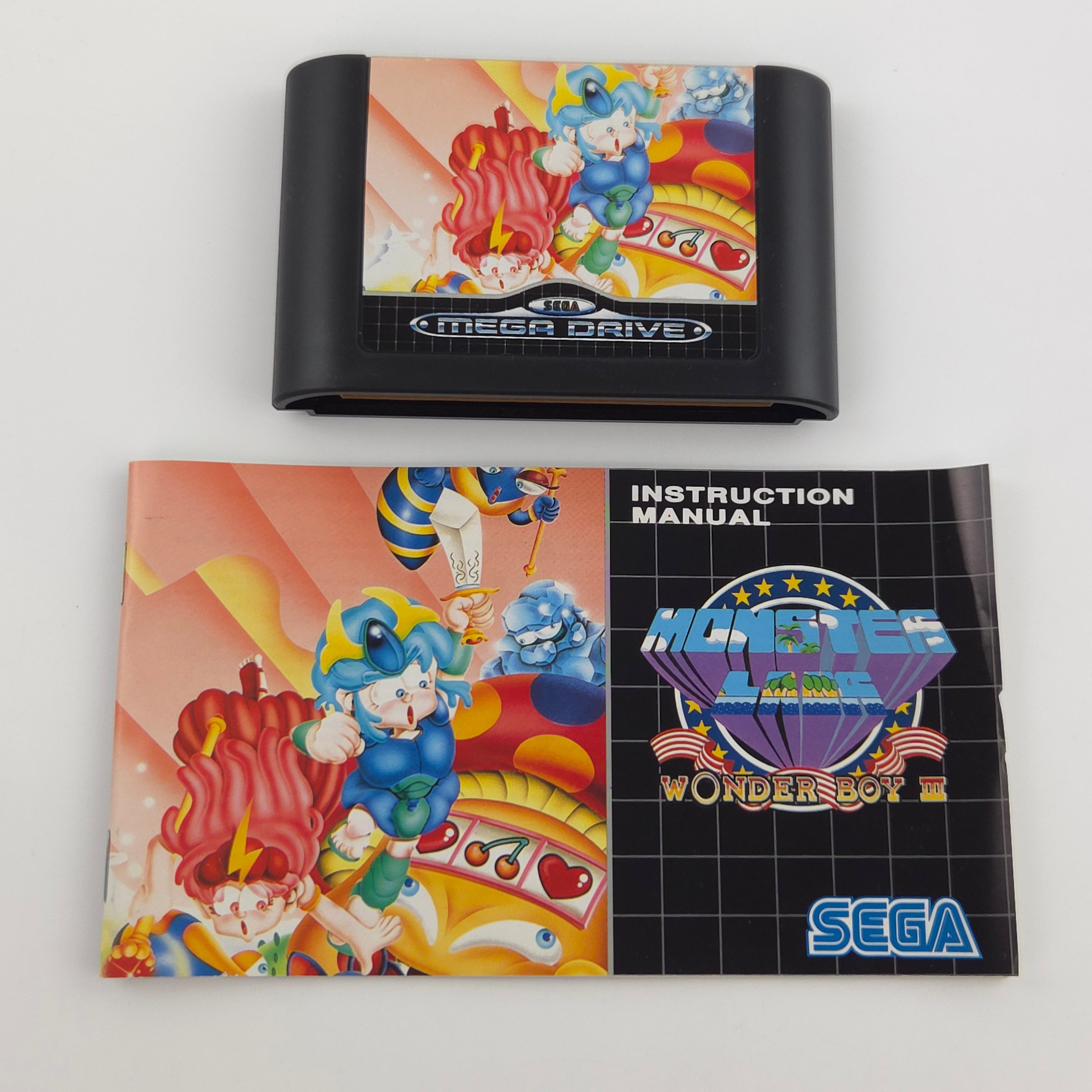 Sega Mega Drive Spiel Wonder Boy III Monster Lair OVP PAL