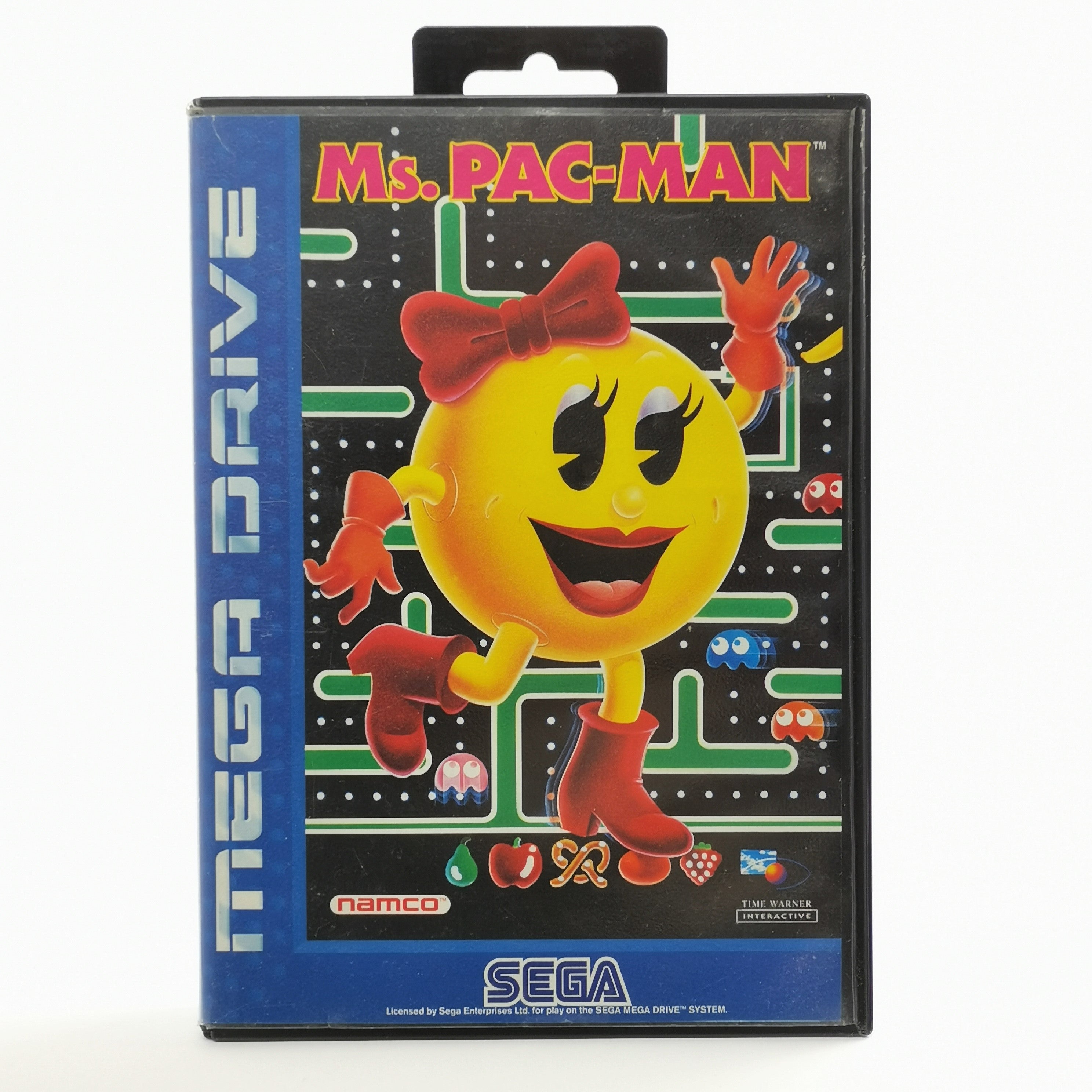 Sega Mega Drive Spiel – MS. Pac-Man OVP Anleitung PAL